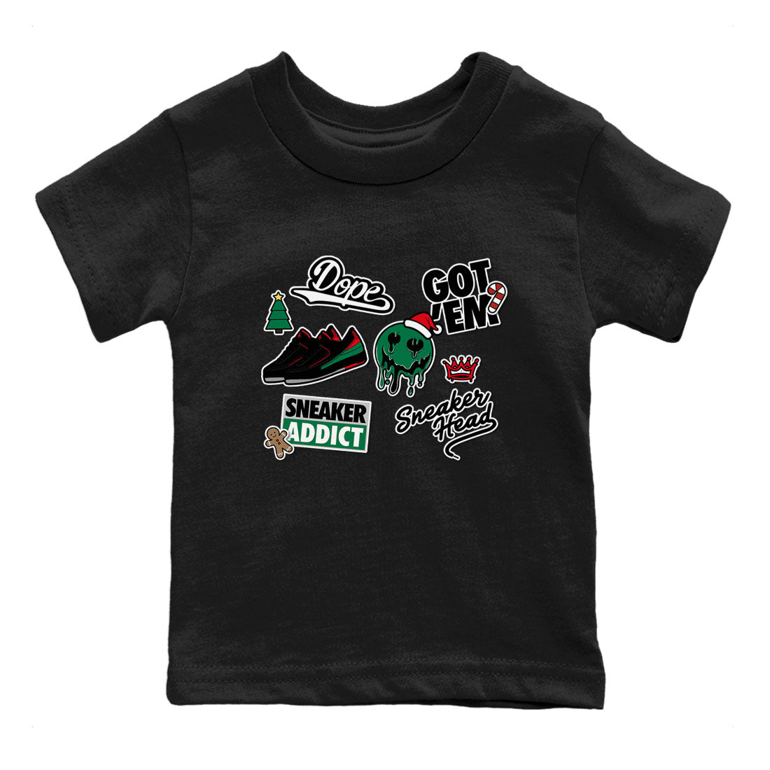 snkmatch Sticker snkmatch Tee Kids - Air Jordan 2 Christmas