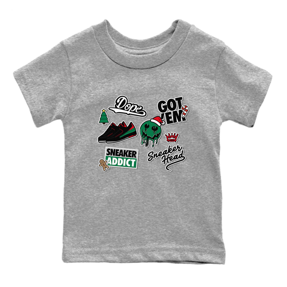 snkmatch Sticker snkmatch Tee Kids - Air Jordan 2 Christmas