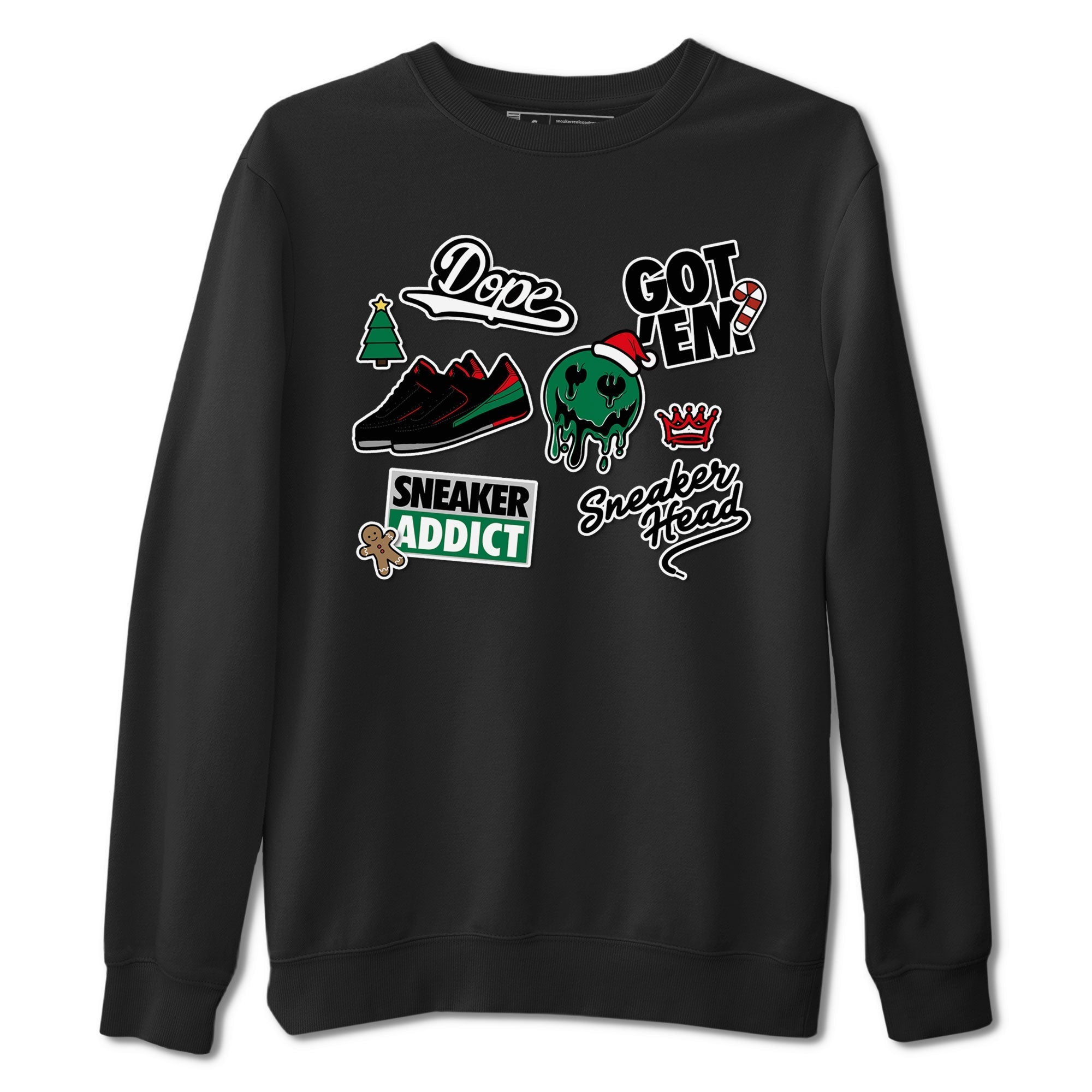 snkmatch Sticker snkmatch Tee - Air Jordan 2 Christmas