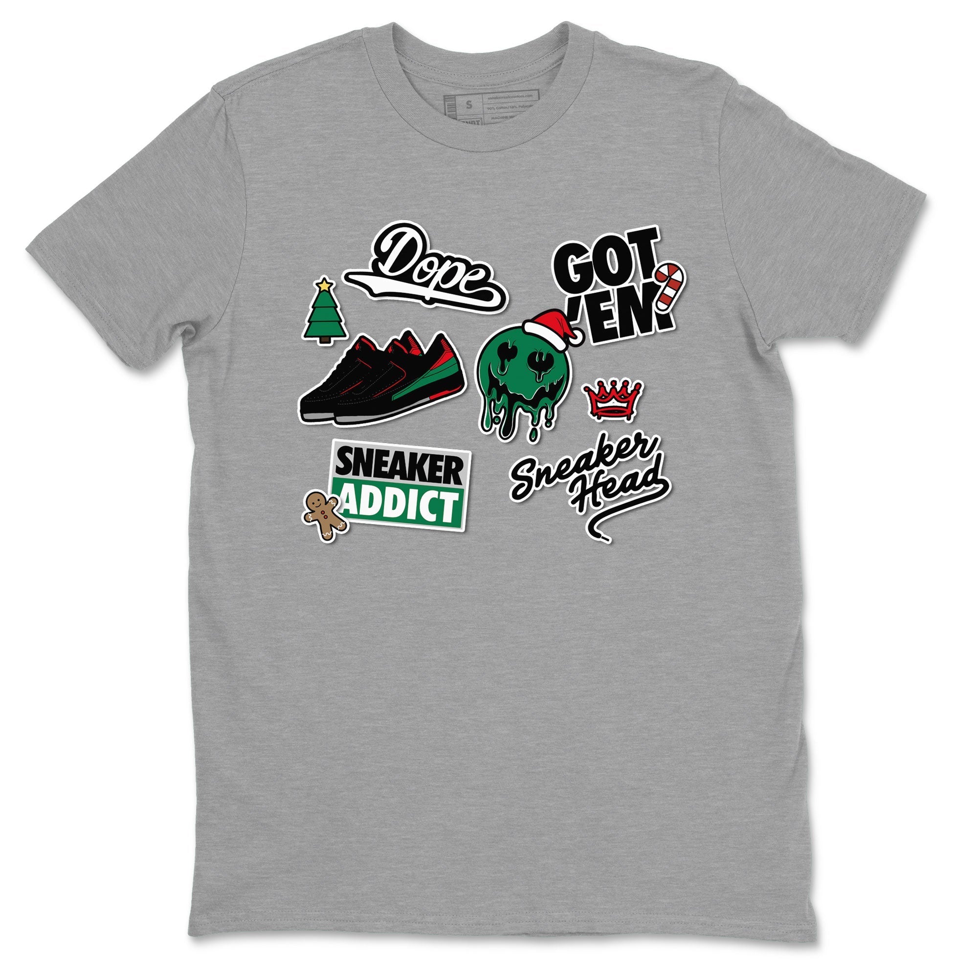 snkmatch Sticker snkmatch Tee - Air Jordan 2 Christmas