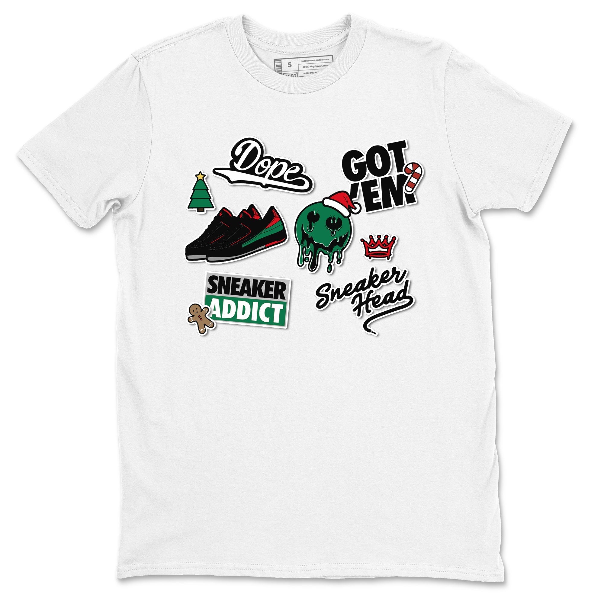 snkmatch Sticker snkmatch Tee - Air Jordan 2 Christmas