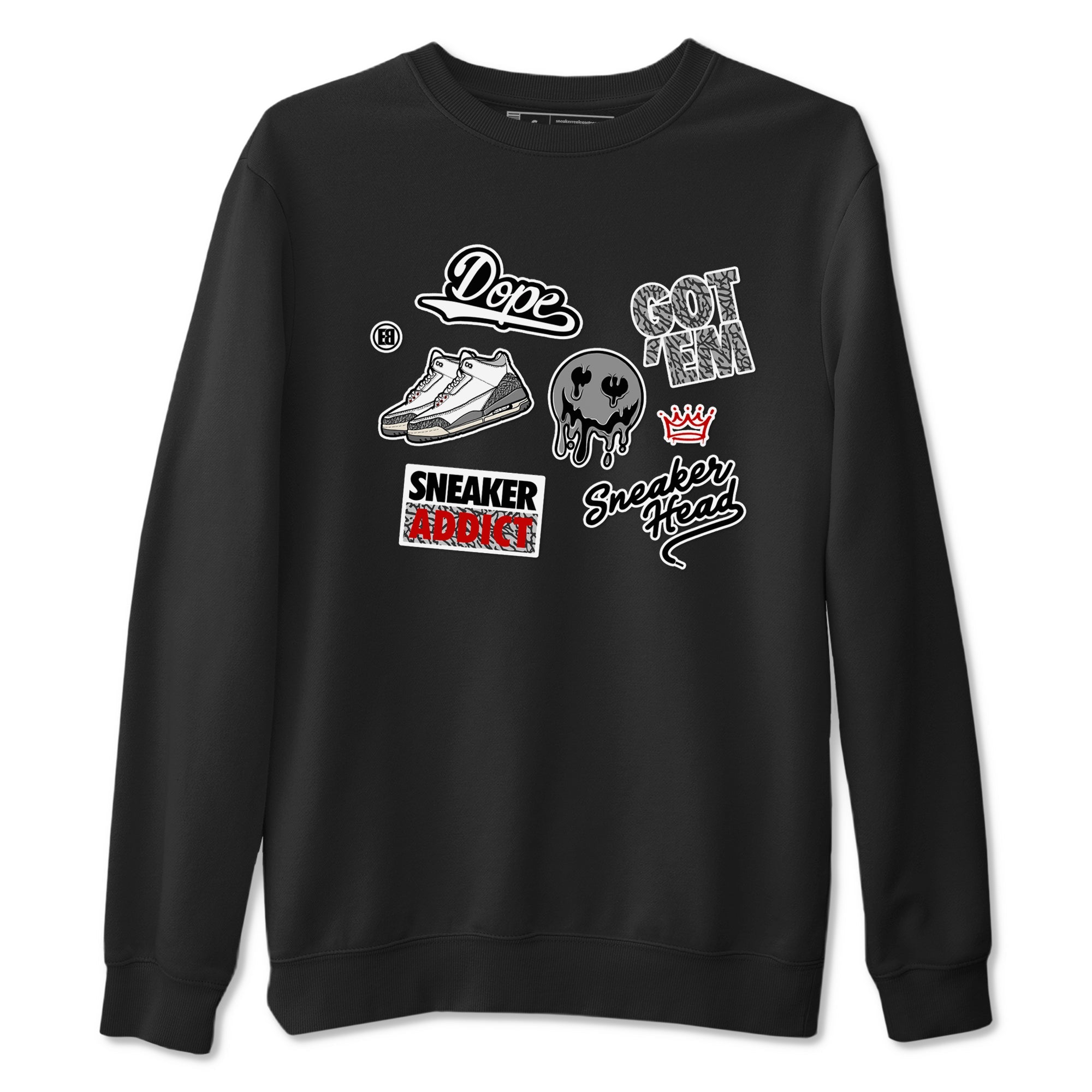 snkmatch Sticker snkmatch Tees - Air Jordan 3 Cement Grey
