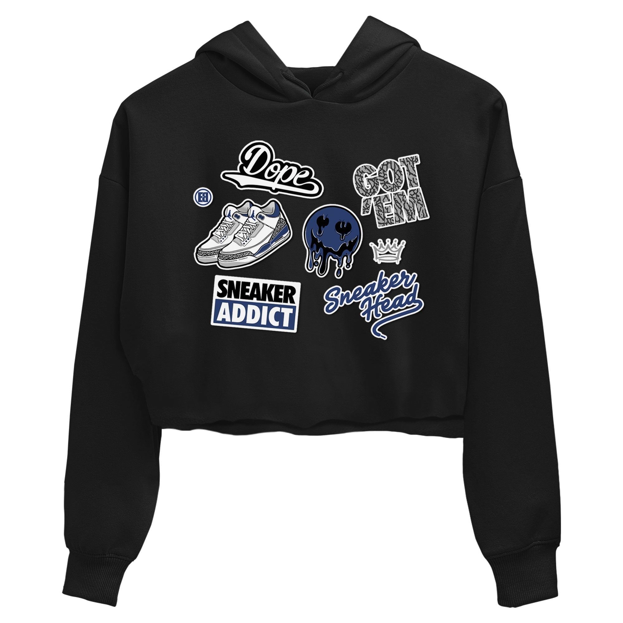 snkmatch Sticker snkmatch Women's Top - Air Jordan 3 Midnight Navy 2023