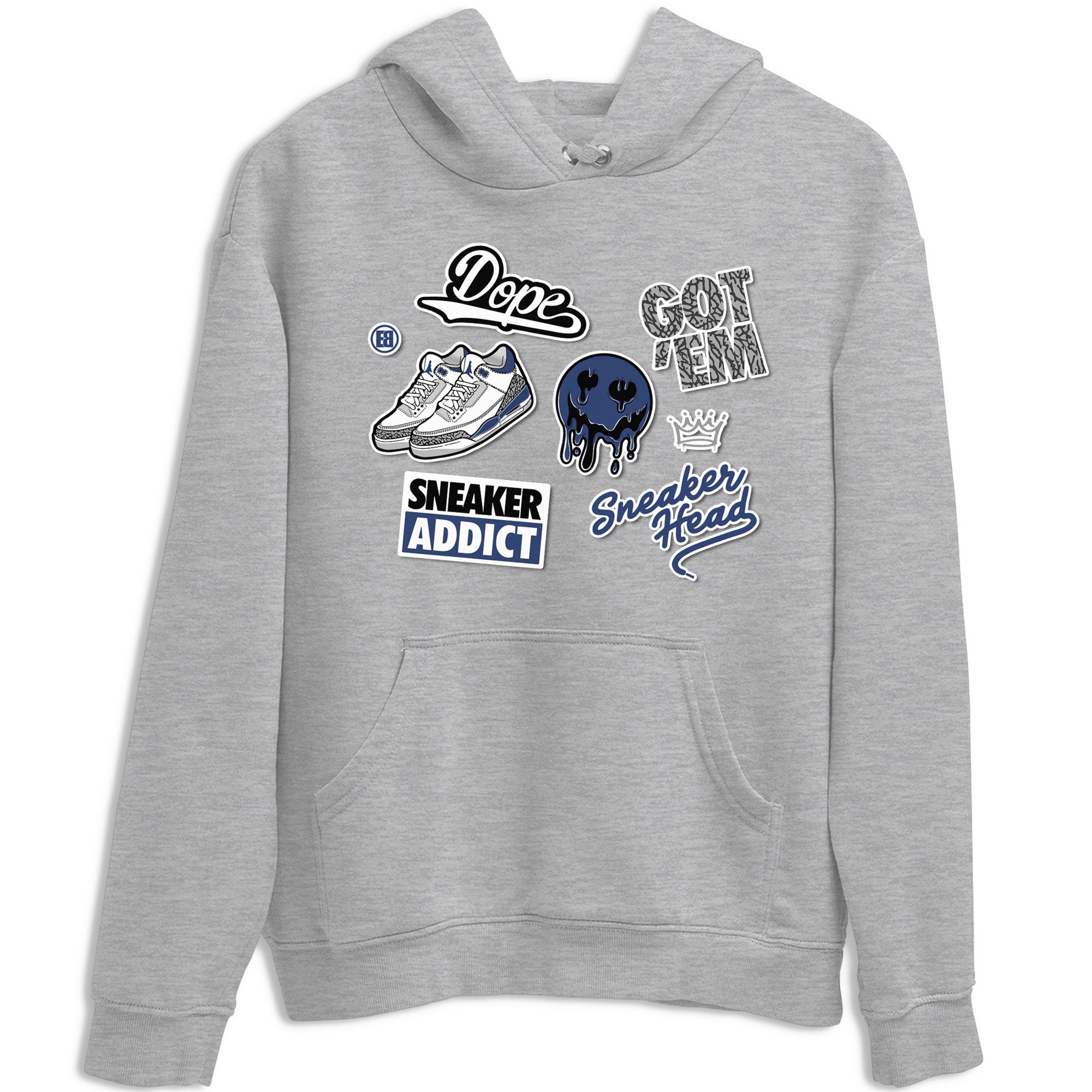 snkmatch Sticker snkmatch Tees - Air Jordan 3 Midnight Navy 2023