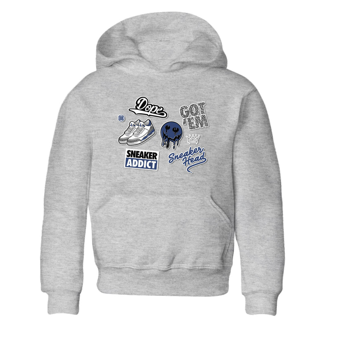 snkmatch Sticker snkmatch Tees Kids - Air Jordan 3 Midnight Navy 2023