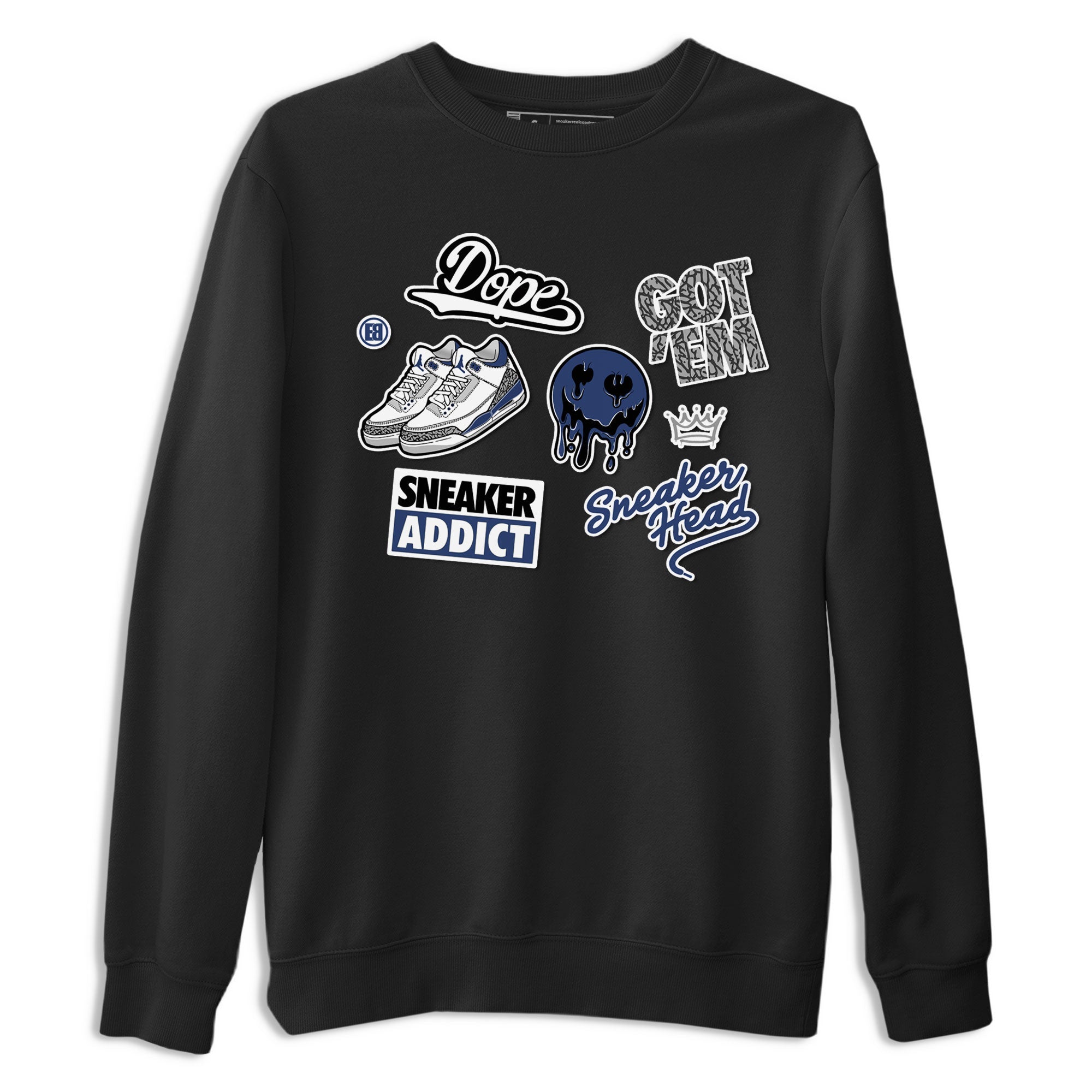 snkmatch Sticker snkmatch Tees - Air Jordan 3 Midnight Navy 2023
