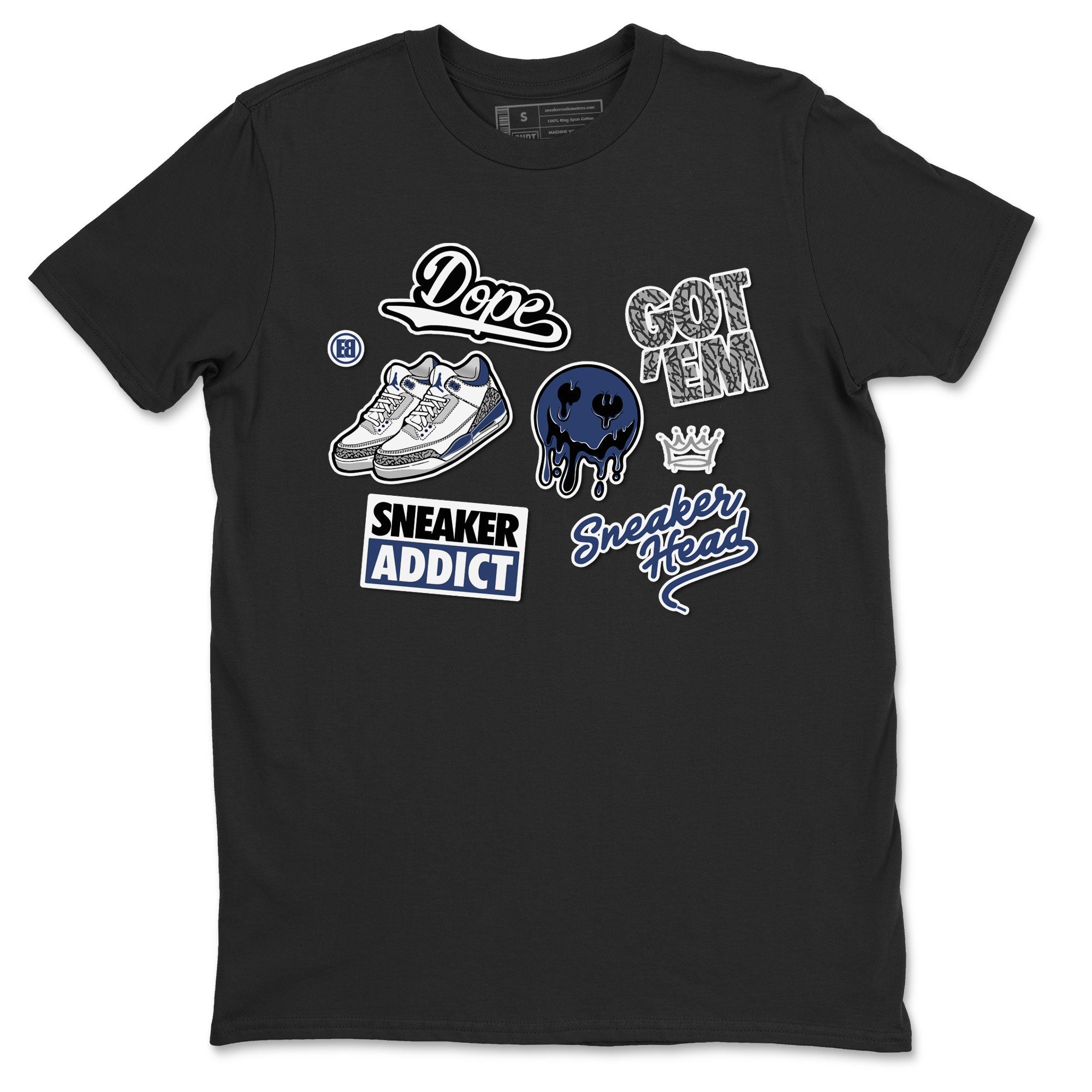 snkmatch Sticker snkmatch Tees - Air Jordan 3 Midnight Navy 2023