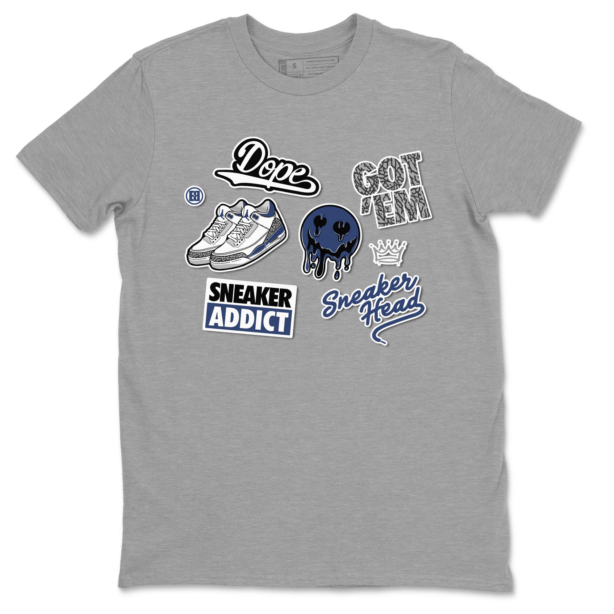 snkmatch Sticker snkmatch Tees - Air Jordan 3 Midnight Navy 2023