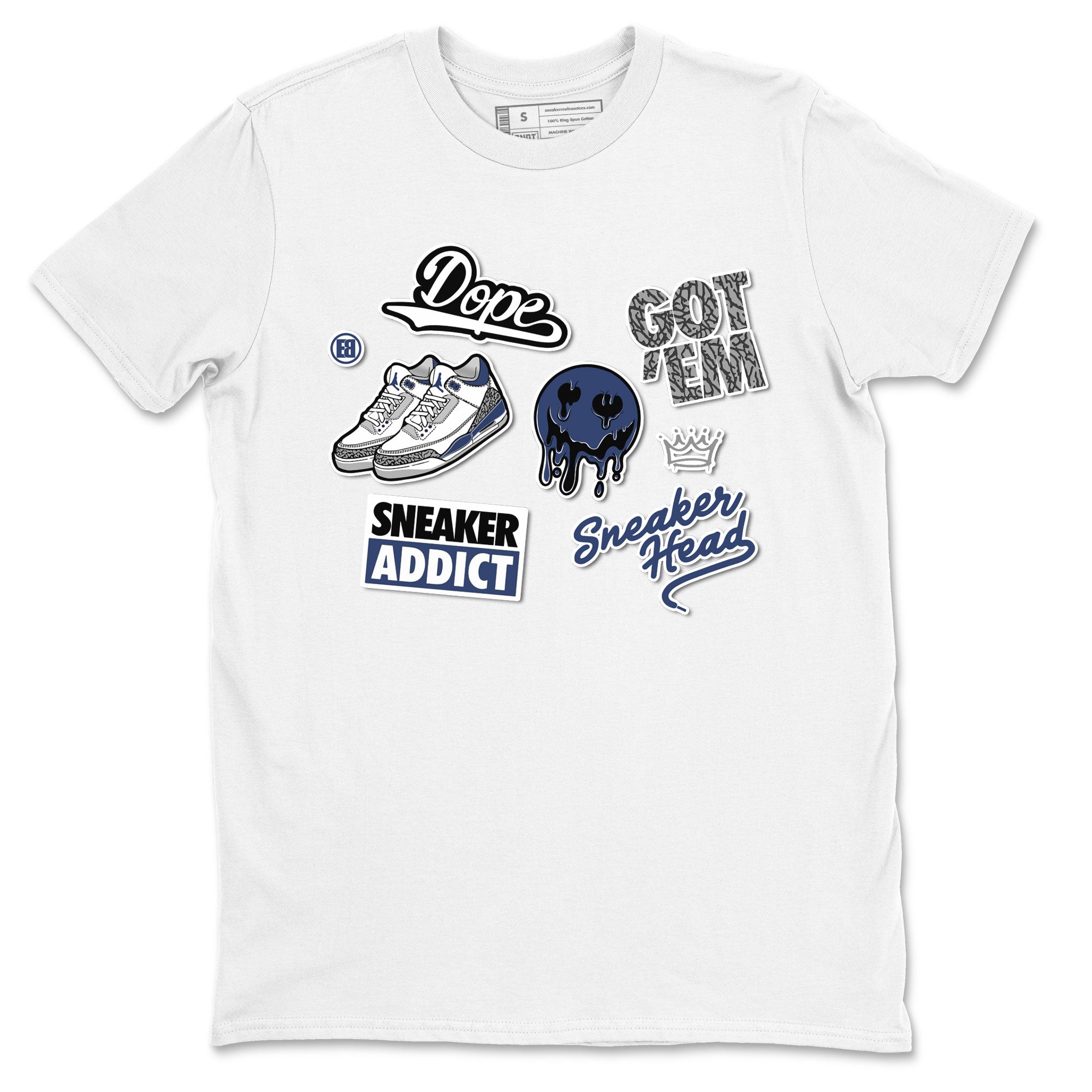 snkmatch Sticker snkmatch Tees - Air Jordan 3 Midnight Navy 2023