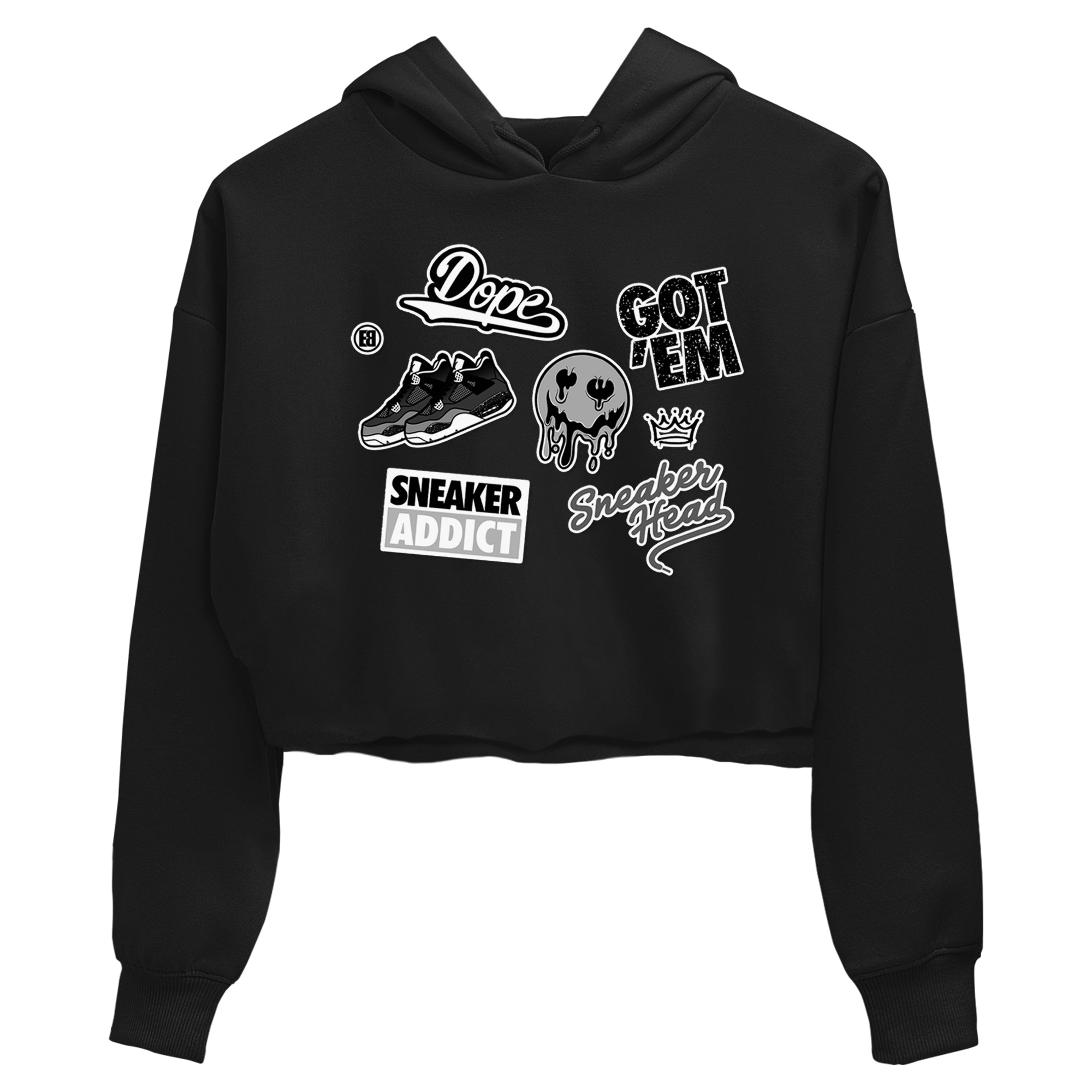 snkmatch Sticker snkmatch Women's Top - Air Jordan 4 Fear