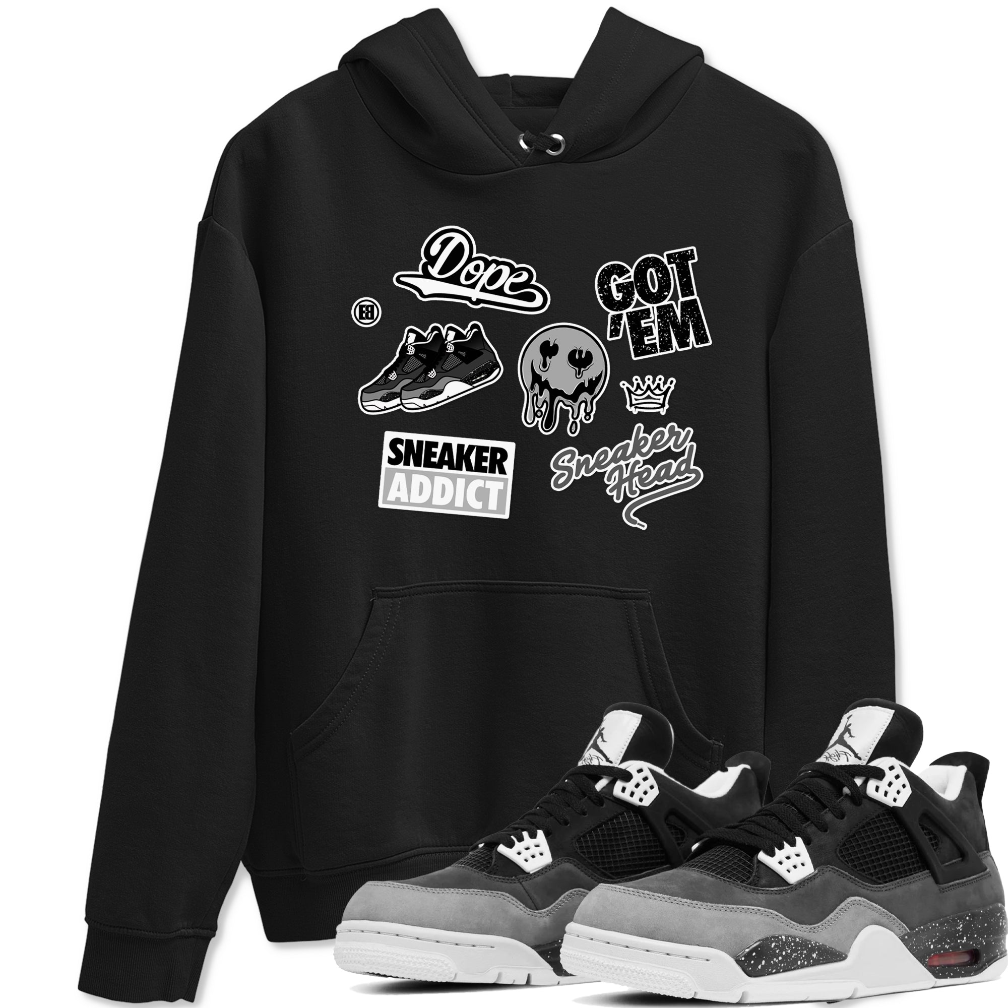 snkmatch Sticker snkmatch Tees - Air Jordan 4 Fear