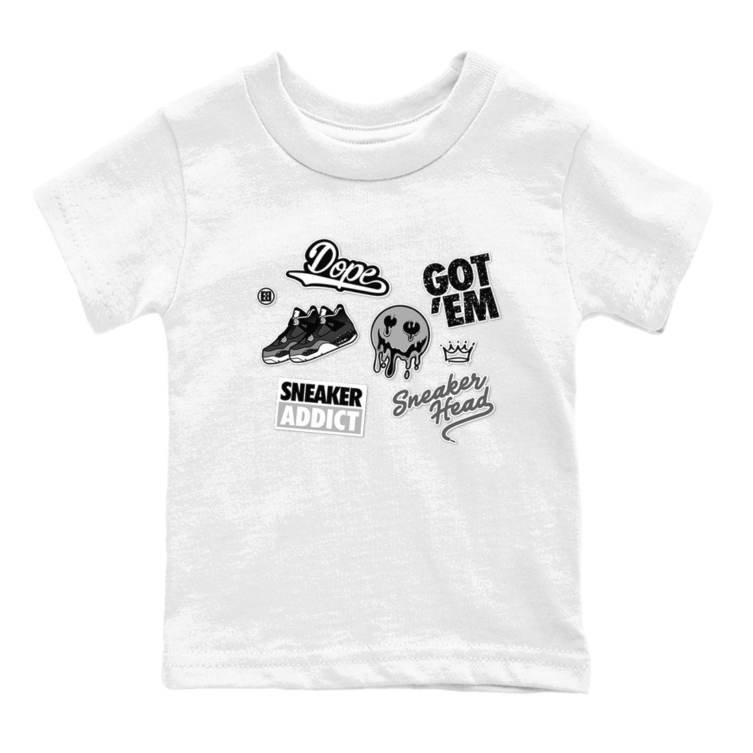 snkmatch Sticker snkmatch Tees Kids - Air Jordan 4 Fear