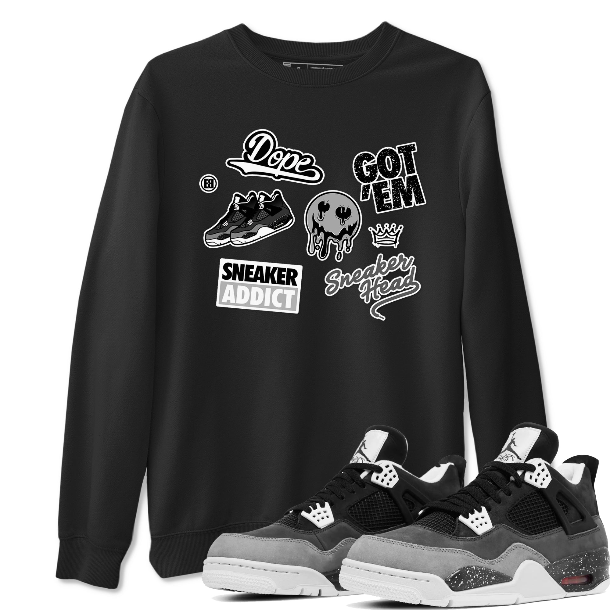 snkmatch Sticker snkmatch Tees - Air Jordan 4 Fear