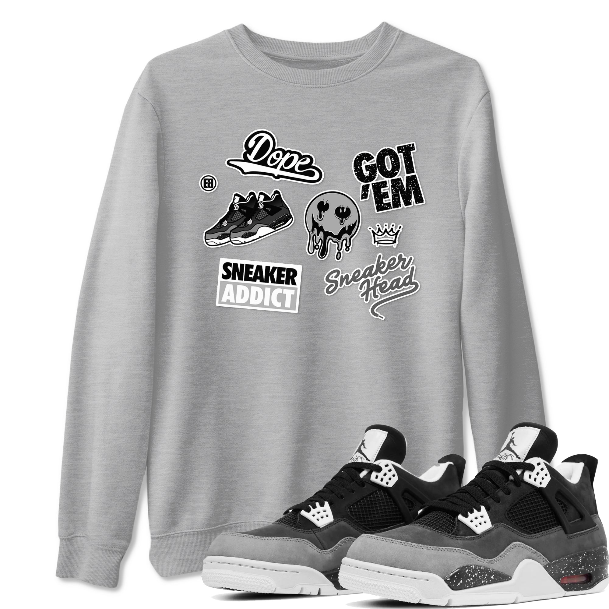 snkmatch Sticker snkmatch Tees - Air Jordan 4 Fear