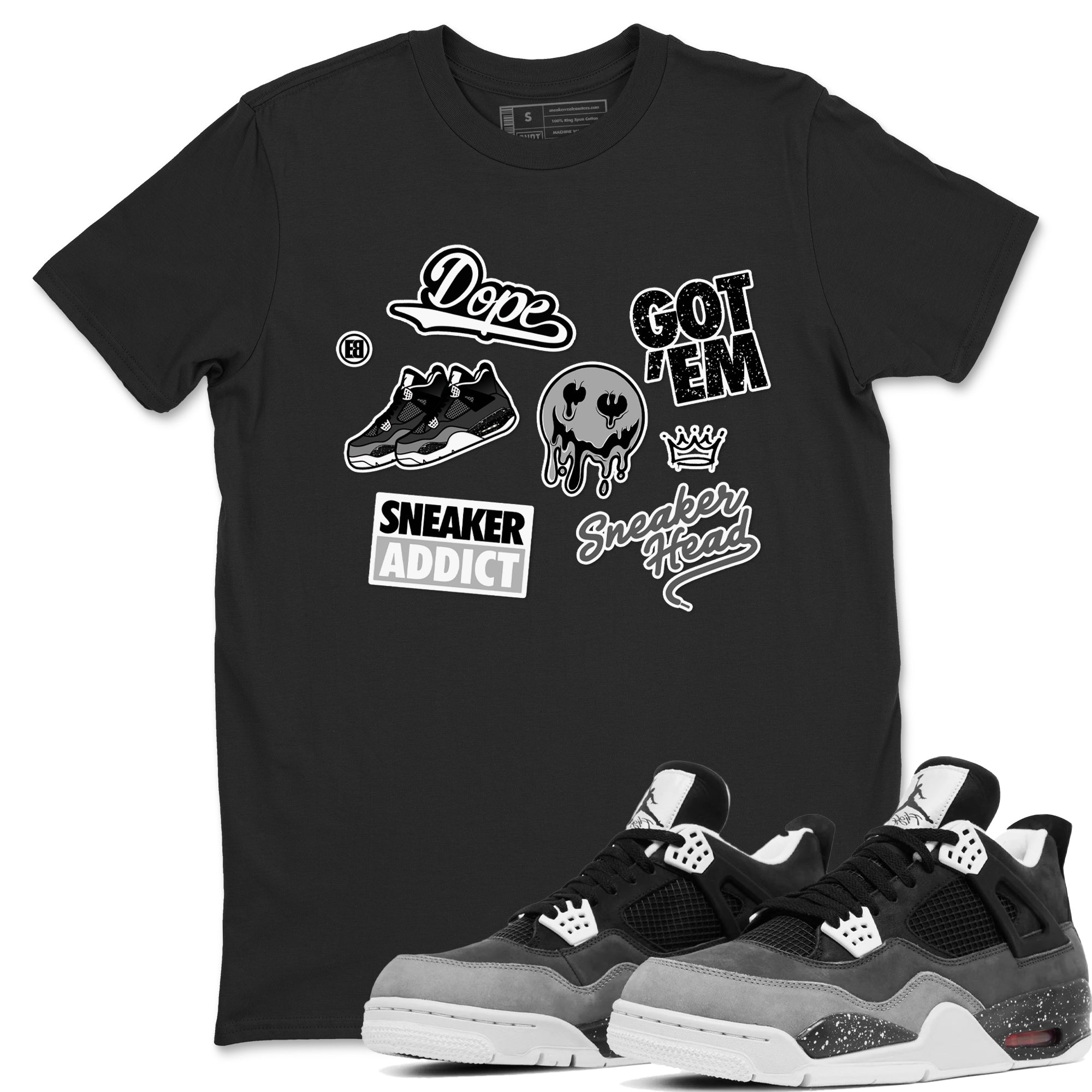 snkmatch Sticker snkmatch Tees - Air Jordan 4 Fear