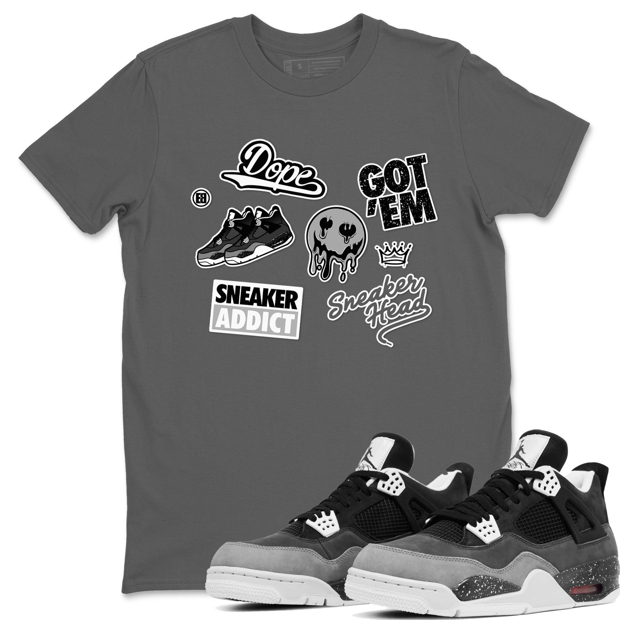 snkmatch Sticker snkmatch Tees - Air Jordan 4 Fear