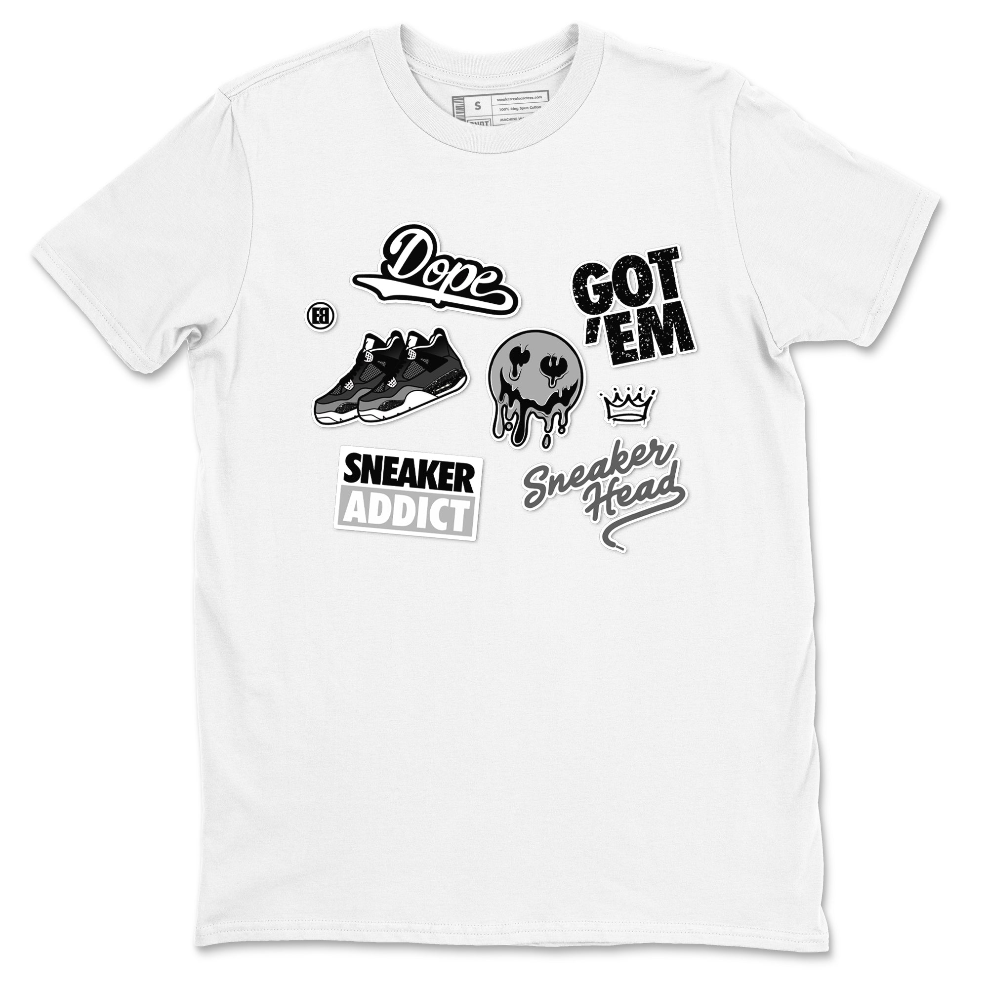 snkmatch Sticker snkmatch Tees - Air Jordan 4 Fear