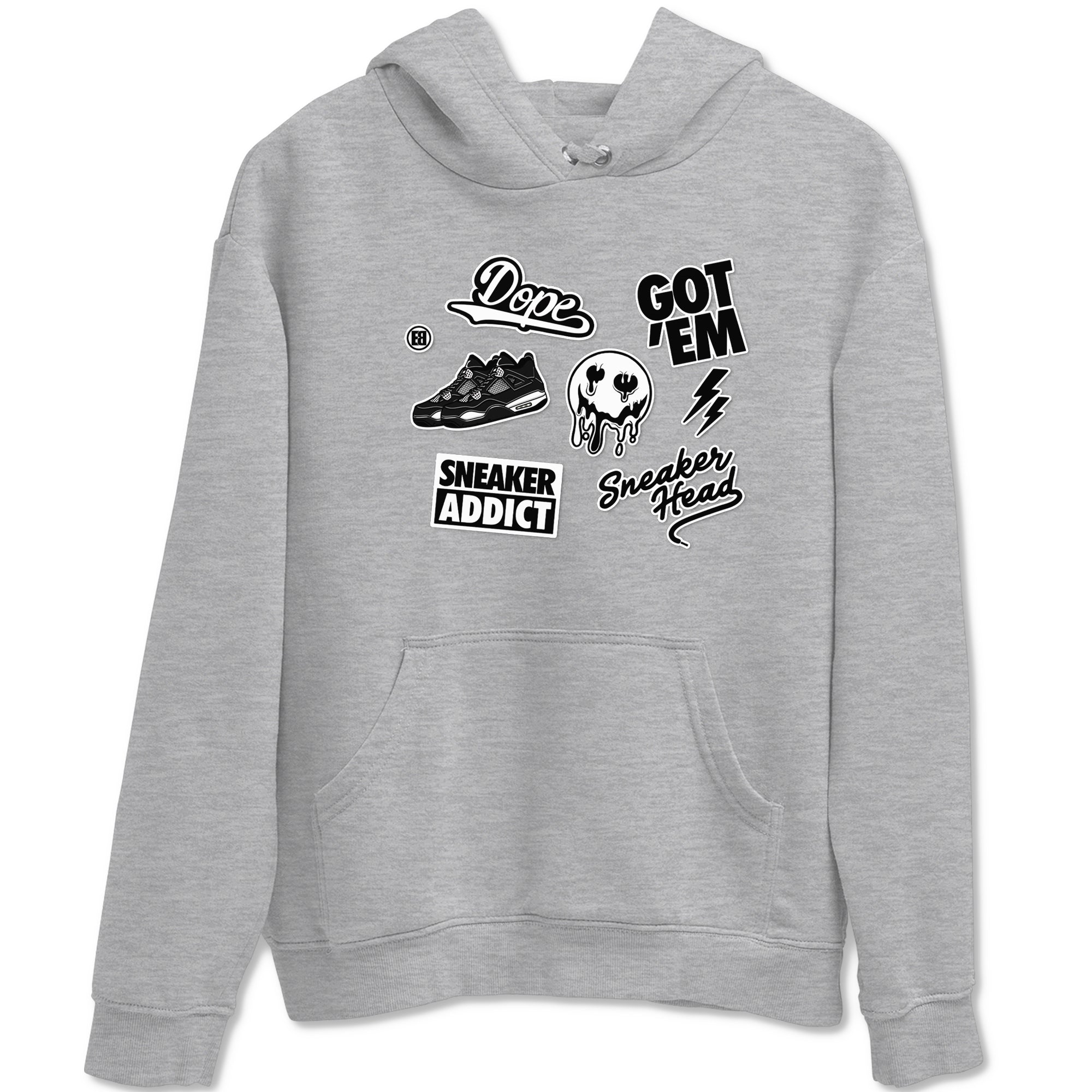 snkmatch Sticker snkmatch Tees - Air Jordan 4 White Thunder