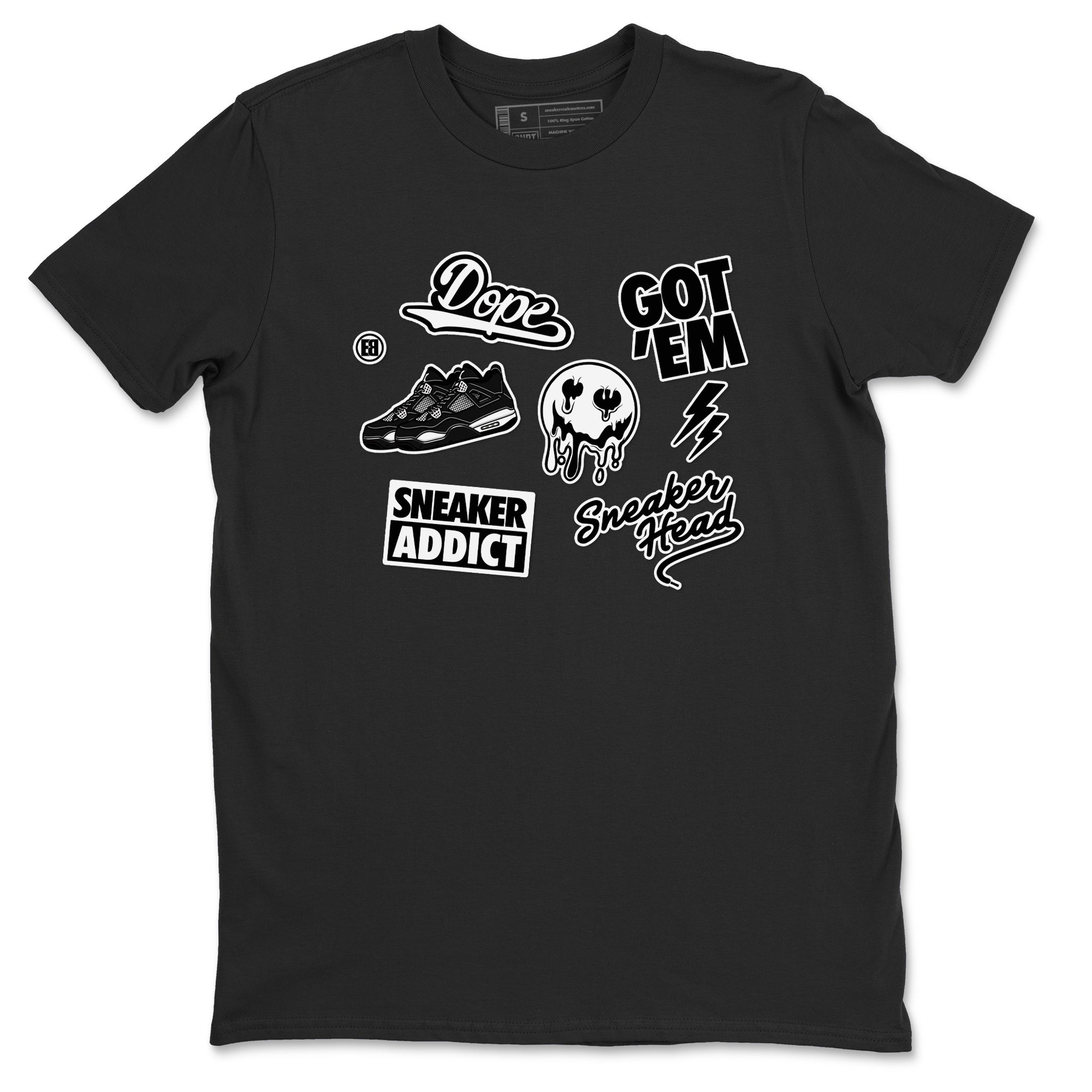 snkmatch Sticker snkmatch Tees - Air Jordan 4 White Thunder