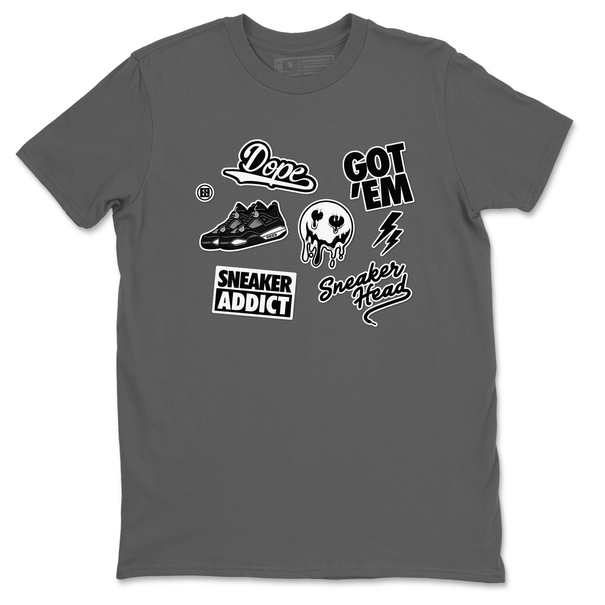 snkmatch Sticker snkmatch Tees - Air Jordan 4 White Thunder
