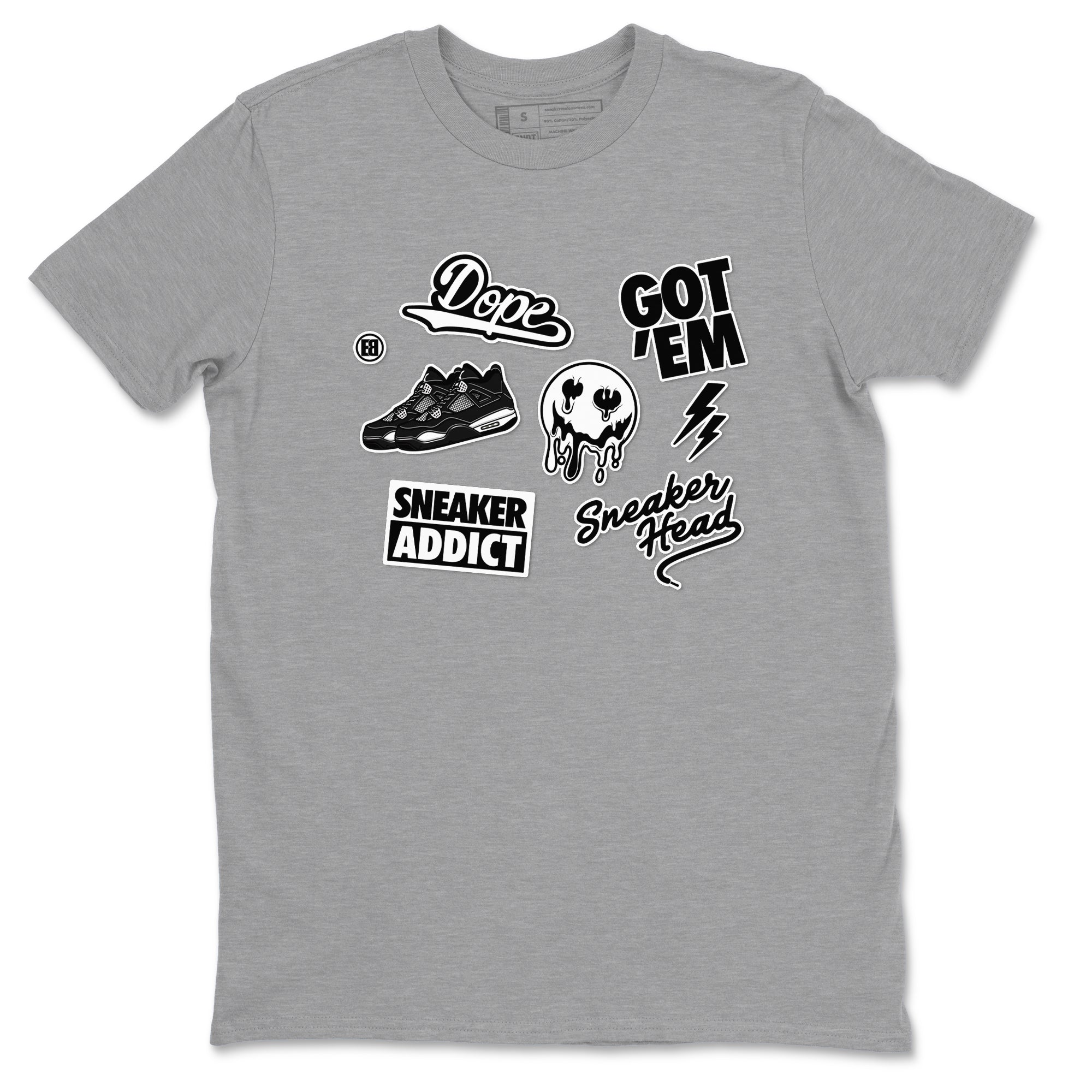 snkmatch Sticker snkmatch Tees - Air Jordan 4 White Thunder