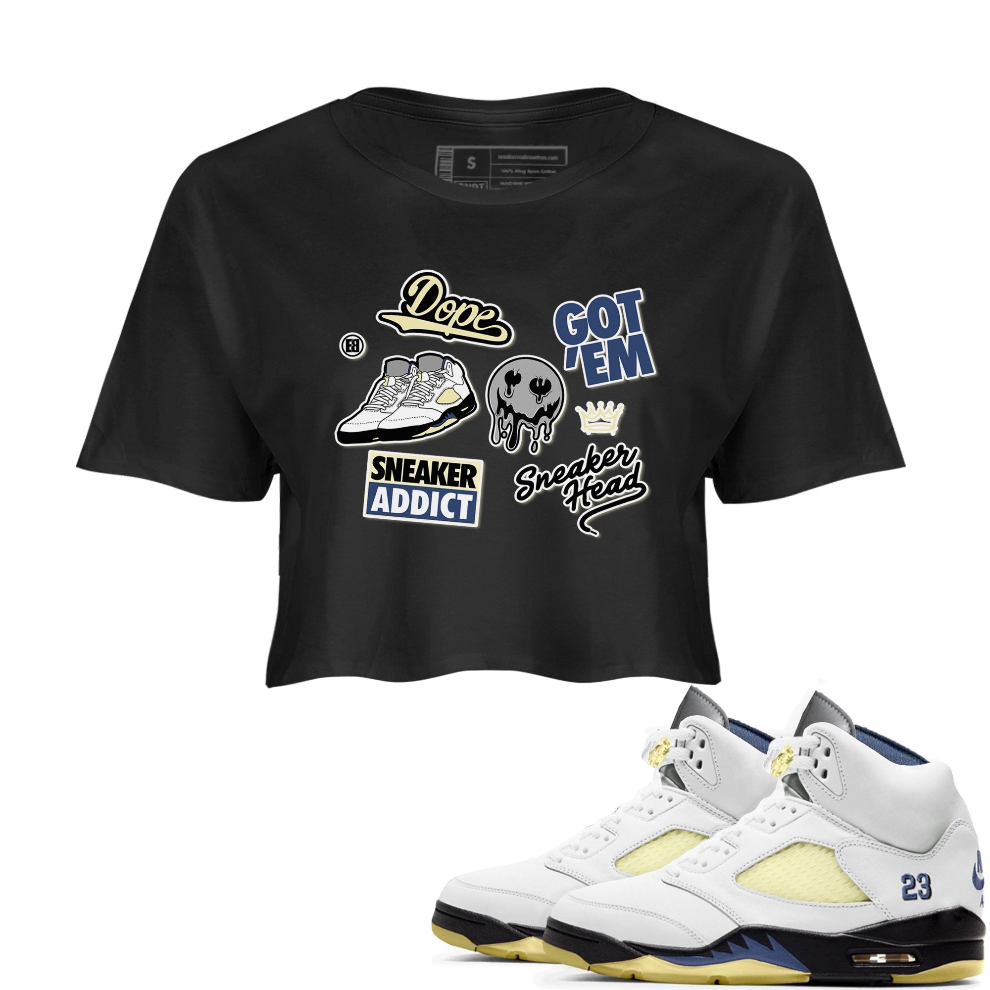 snkmatch Sticker snkmatch Women's Top - Air Jordan 5 A Ma Maniere x Photon Dust