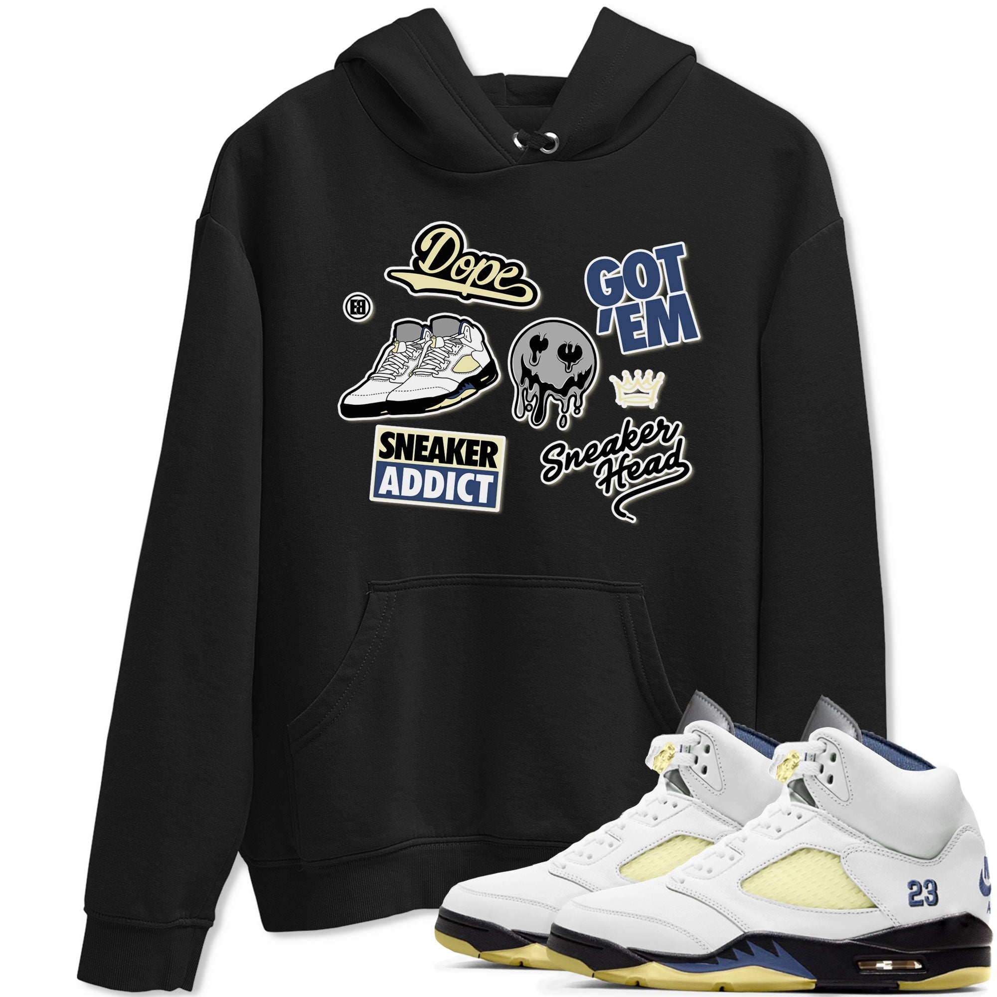 snkmatch Sticker snkmatch Tee - Air Jordan 5 A Ma Maniere x Photon Dust