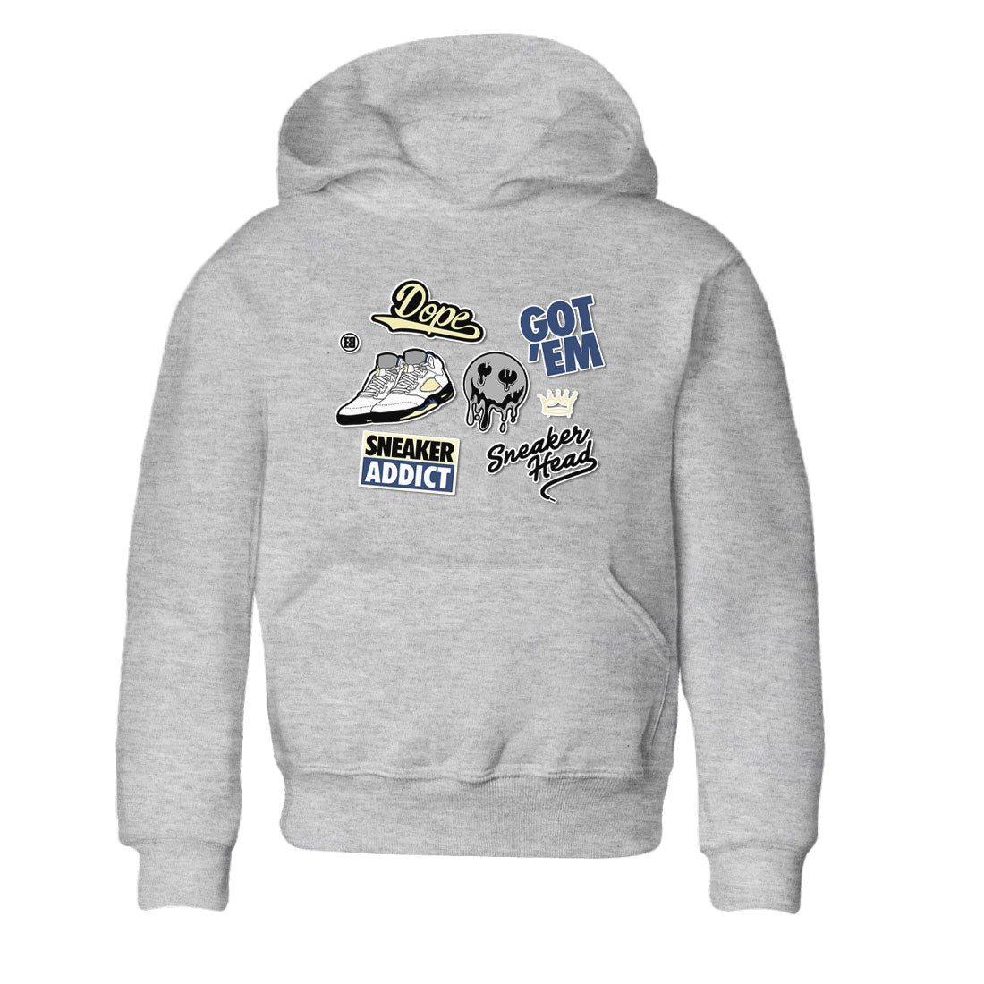 snkmatch Sticker snkmatch Tee Kids - Air Jordan 5 A Ma Maniere x Photon Dust