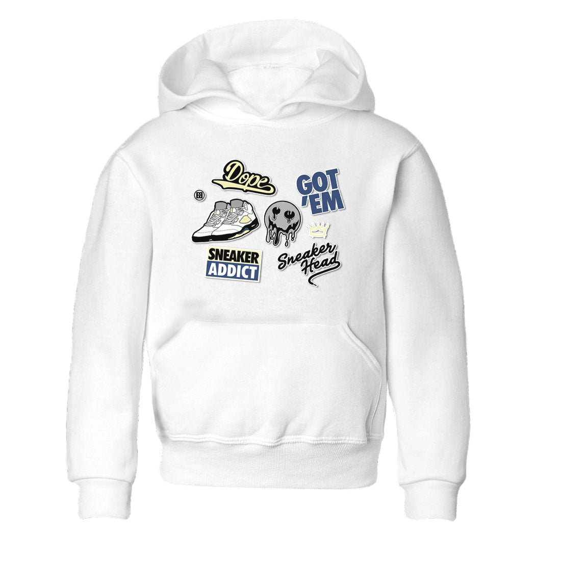 snkmatch Sticker snkmatch Tee Kids - Air Jordan 5 A Ma Maniere x Photon Dust
