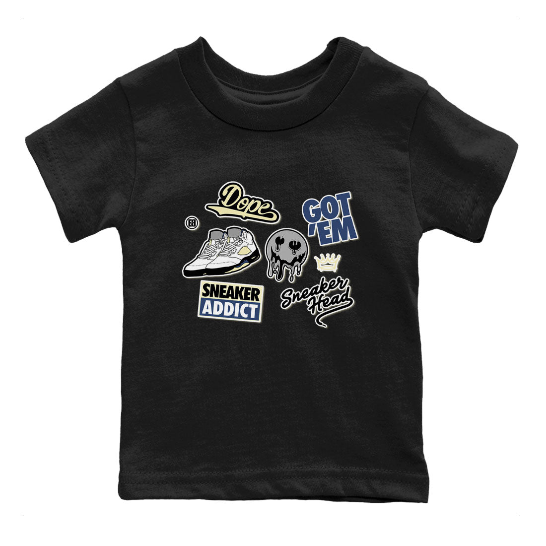 snkmatch Sticker snkmatch Tee Kids - Air Jordan 5 A Ma Maniere x Photon Dust
