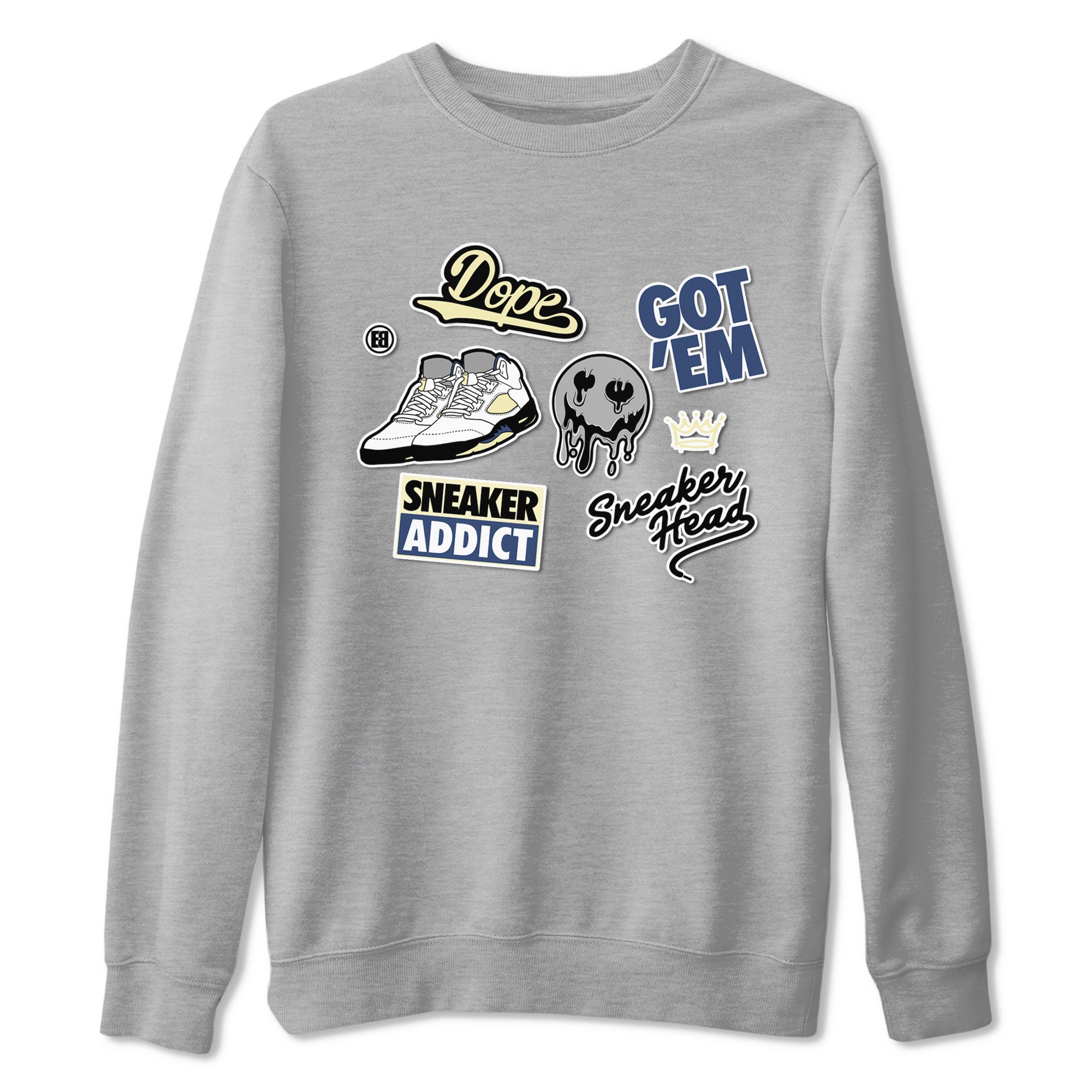 snkmatch Sticker snkmatch Tee - Air Jordan 5 A Ma Maniere x Photon Dust