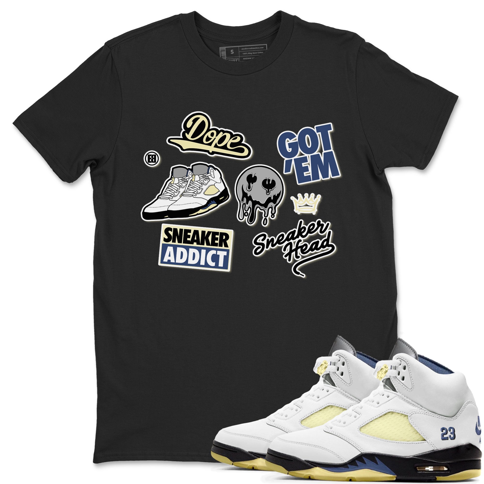 snkmatch Sticker snkmatch Tee - Air Jordan 5 A Ma Maniere x Photon Dust