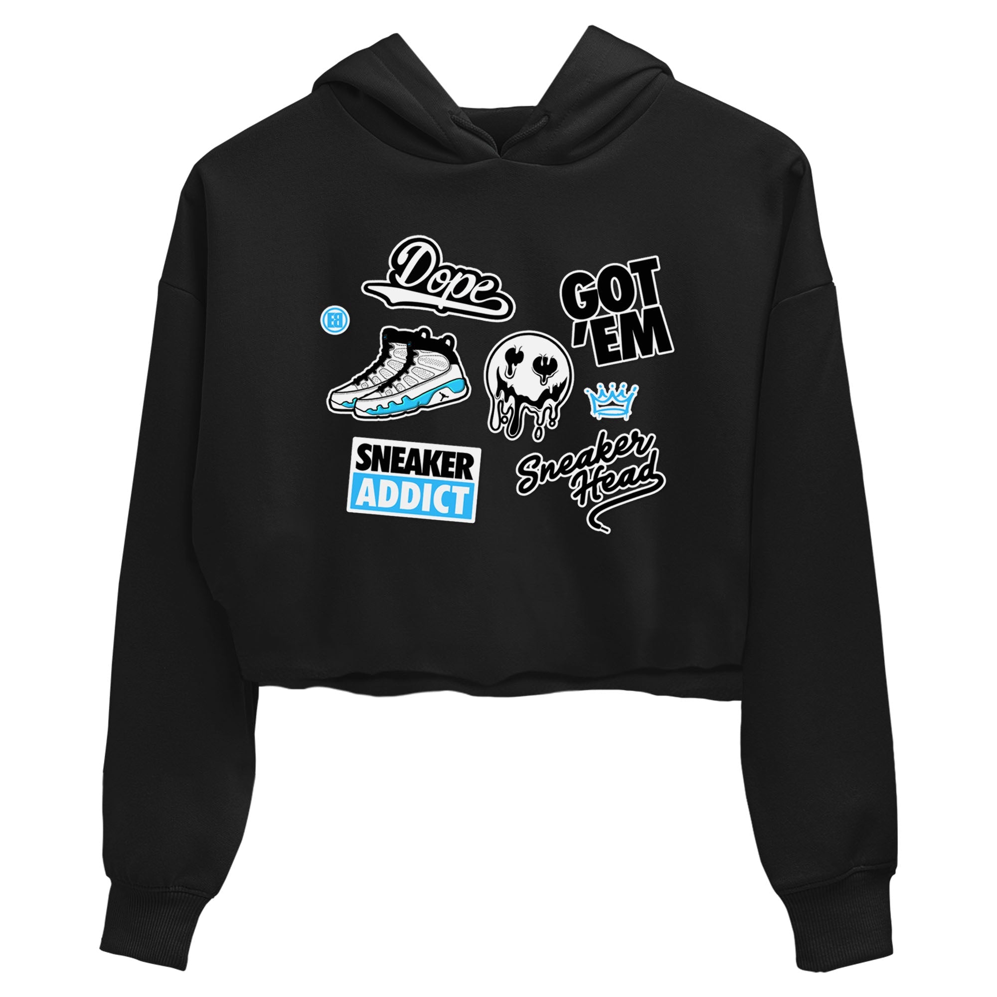 snkmatch Sticker snkmatch Women's Top - Air Jordan 9 Powder Blue