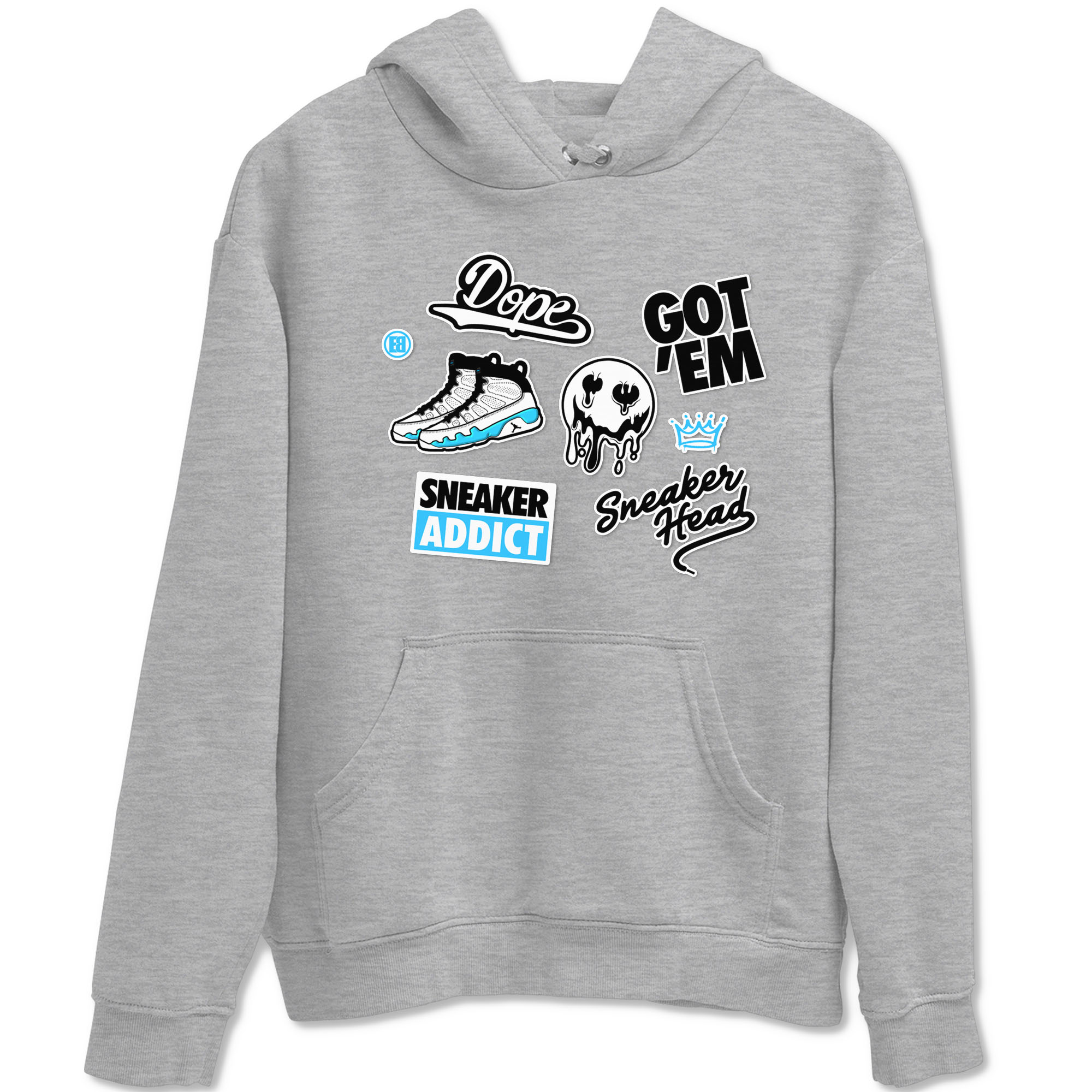 snkmatch Sticker snkmatch Tees - Air Jordan 9 Powder Blue