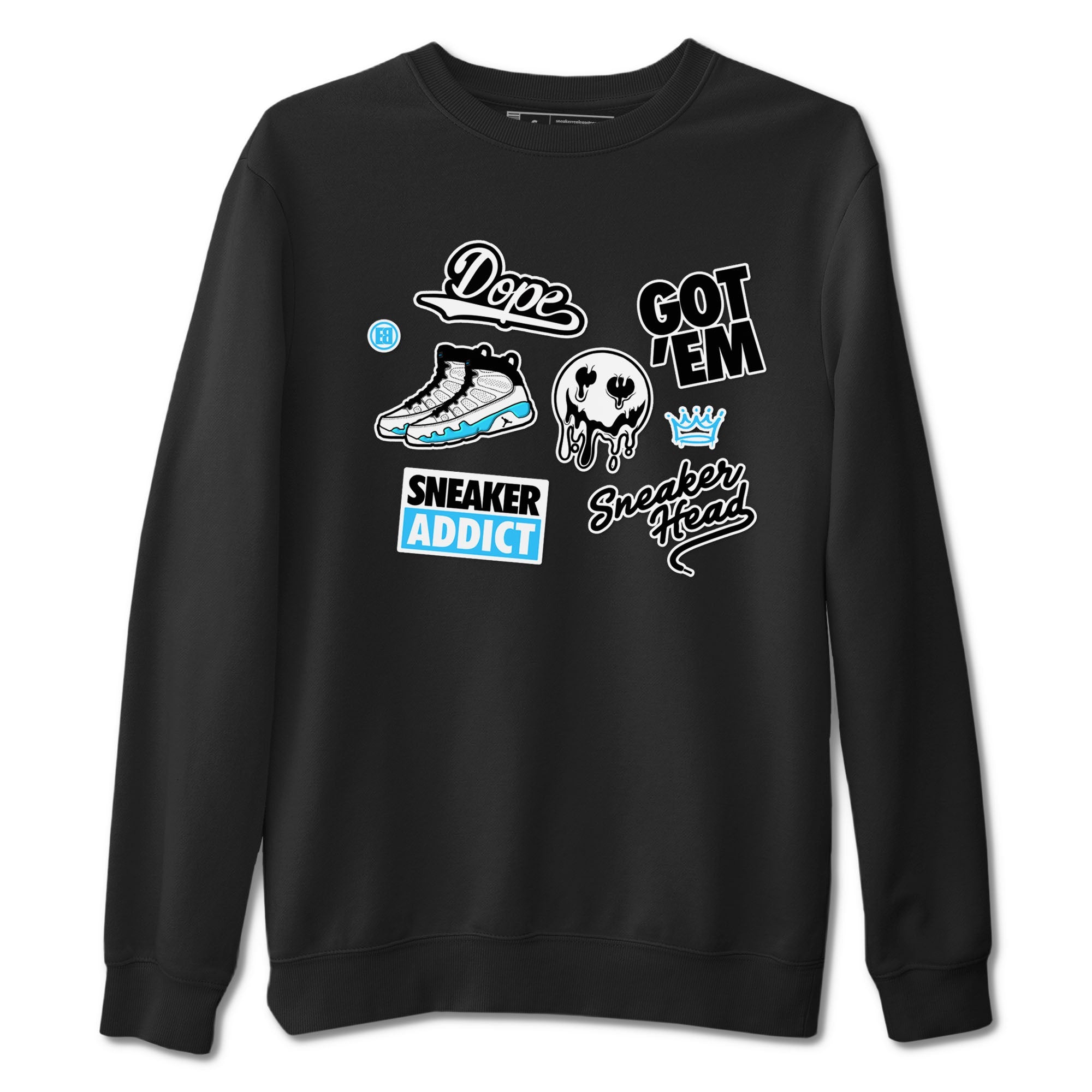 snkmatch Sticker snkmatch Tees - Air Jordan 9 Powder Blue