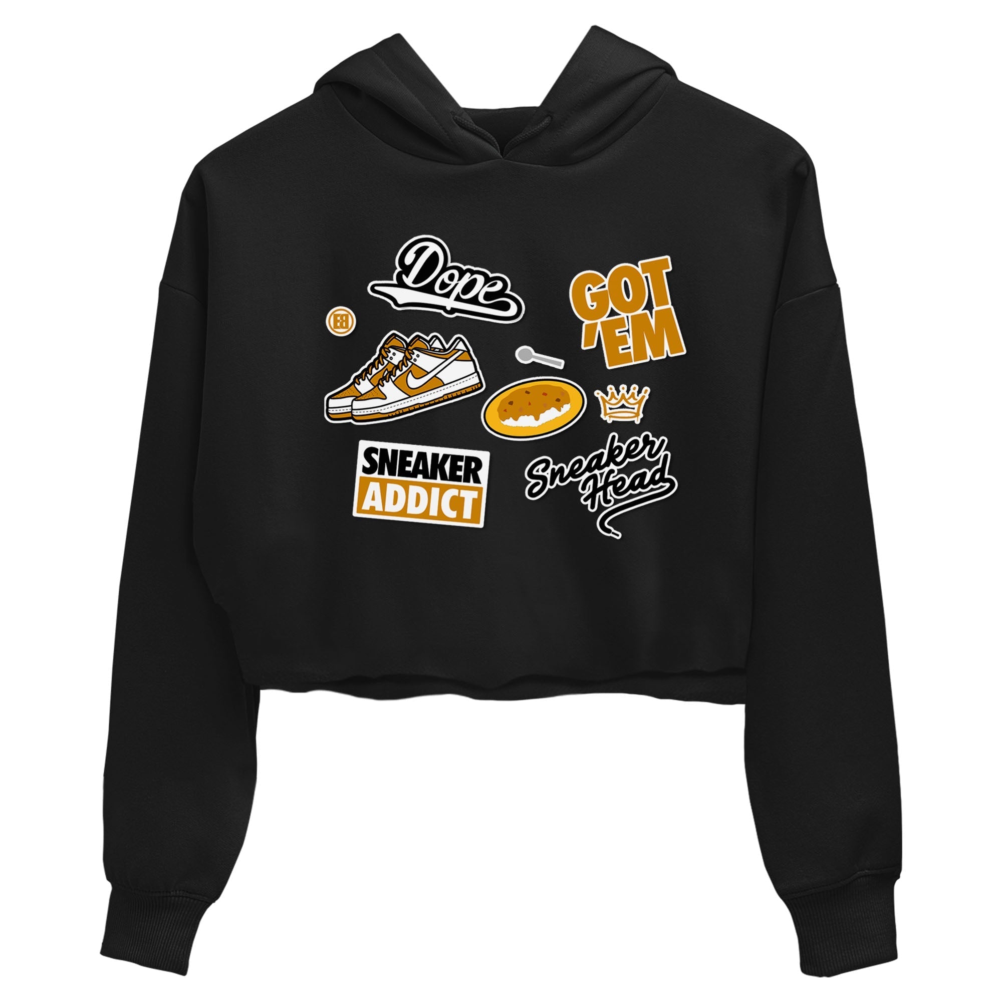 snkmatch Sticker snkmatch Women's Top - Dunk Dark Curry