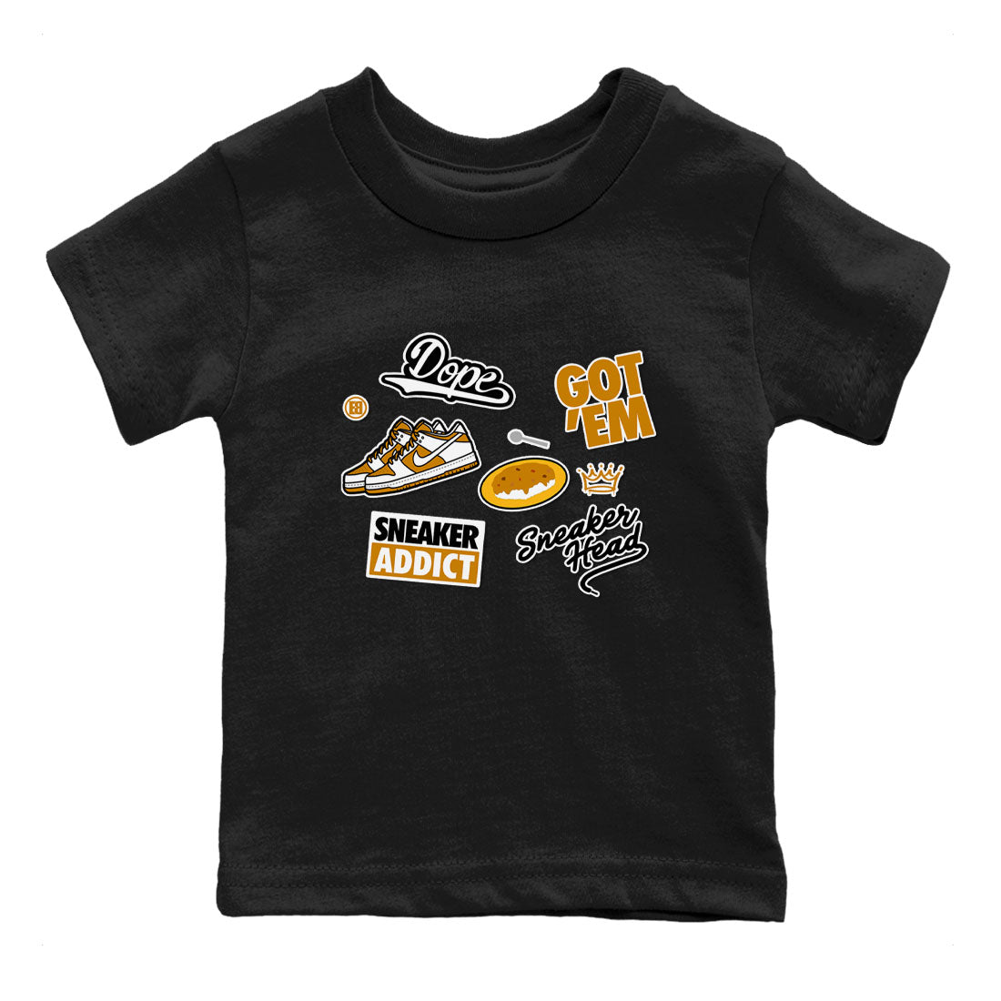 snkmatch Sticker snkmatch Tees Kids - Dunk Dark Curry