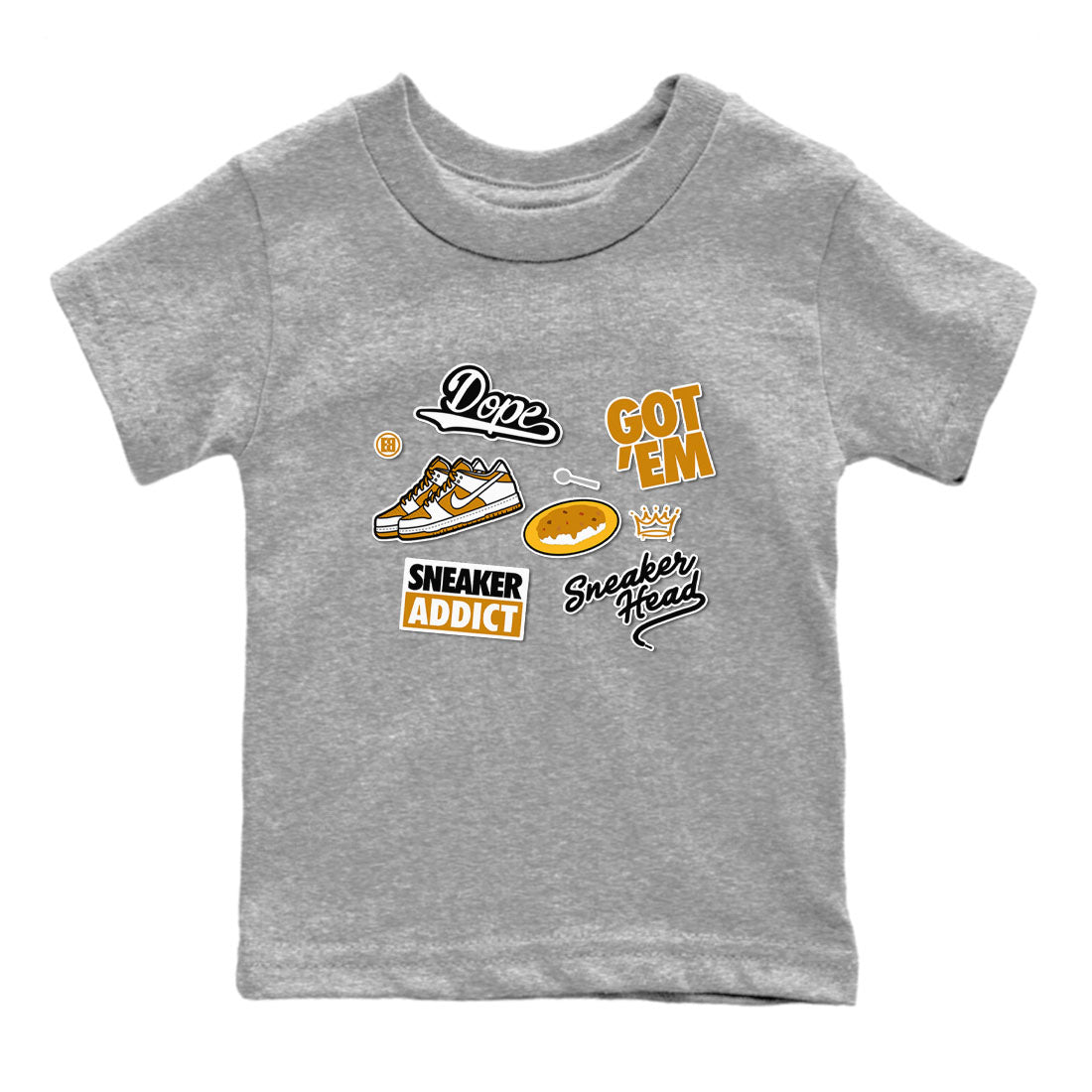 snkmatch Sticker snkmatch Tees Kids - Dunk Dark Curry