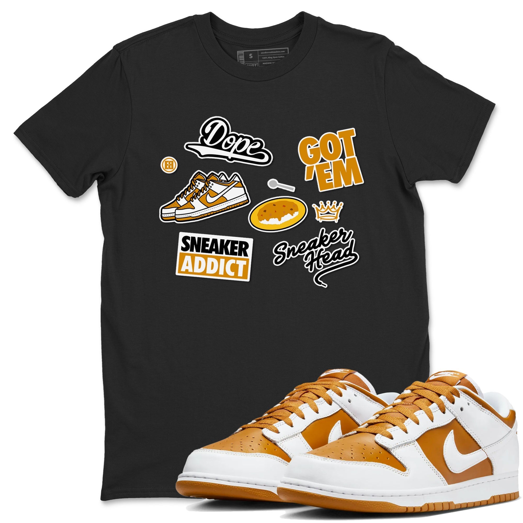 snkmatch Sticker snkmatch Tees - Dunk Dark Curry