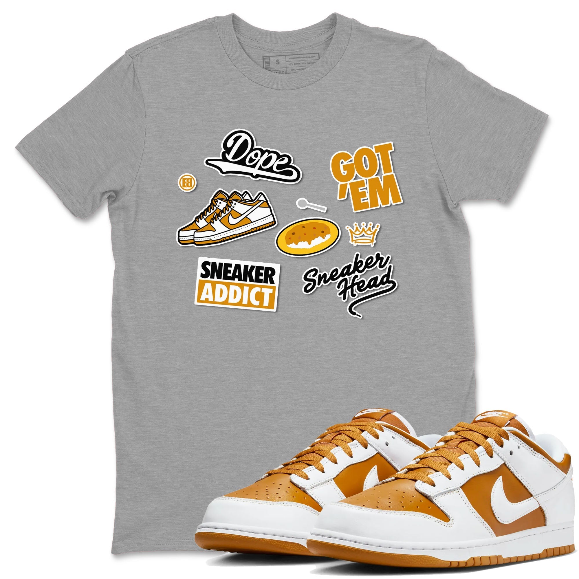 snkmatch Sticker snkmatch Tees - Dunk Dark Curry