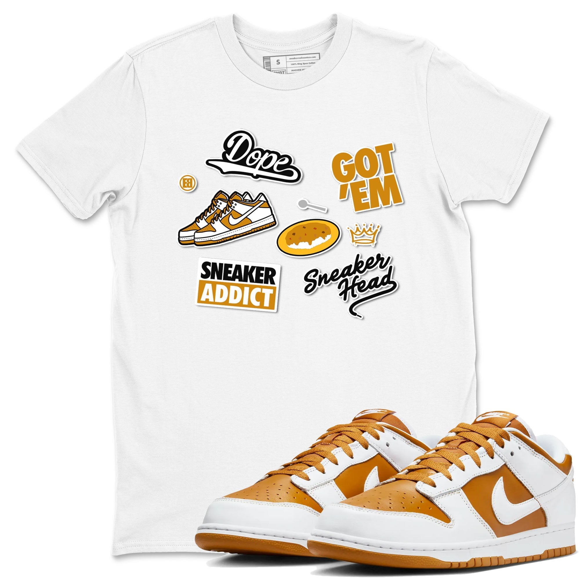 snkmatch Sticker snkmatch Tees - Dunk Dark Curry