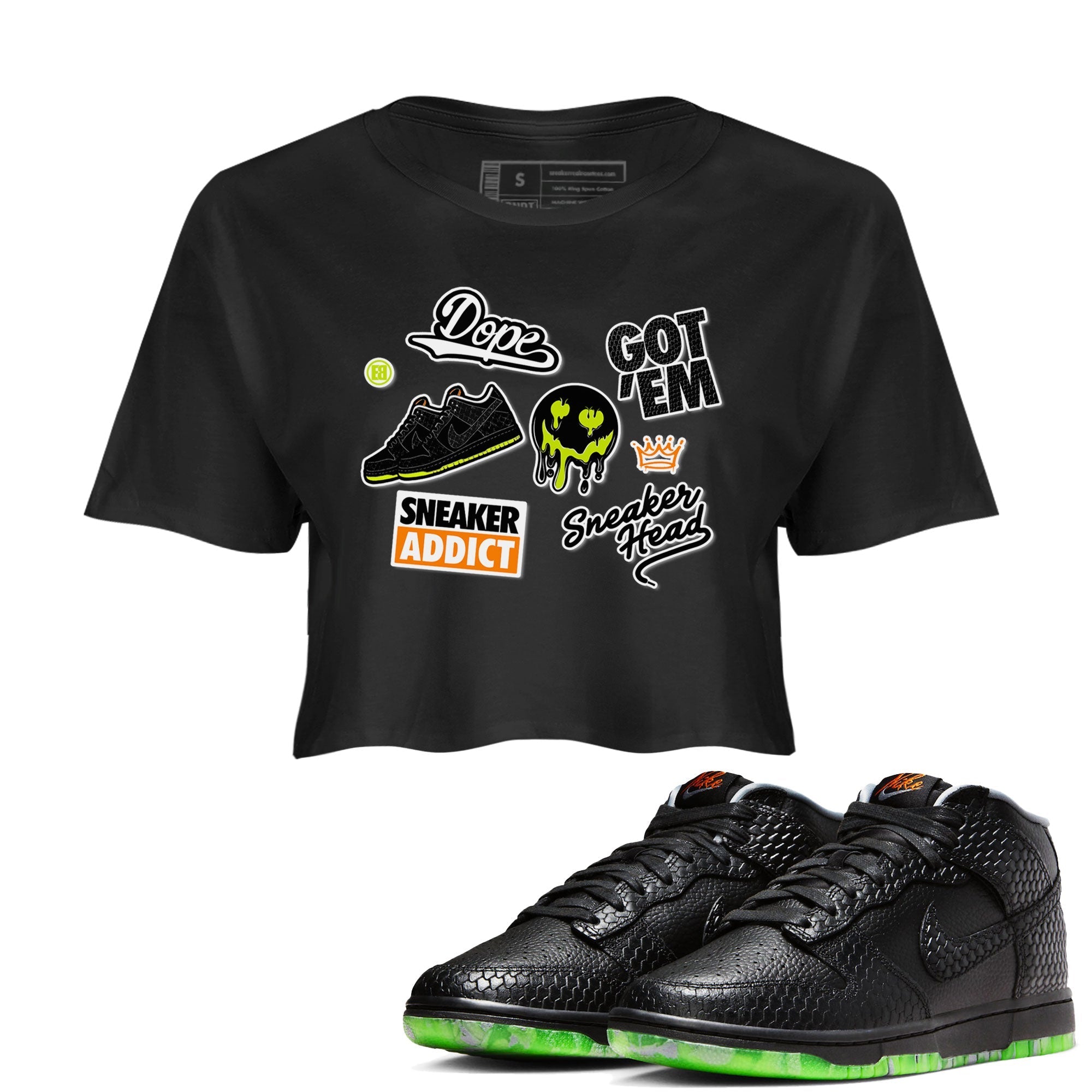 snkmatch Sticker snkmatch Women's Top - Dunk Halloween