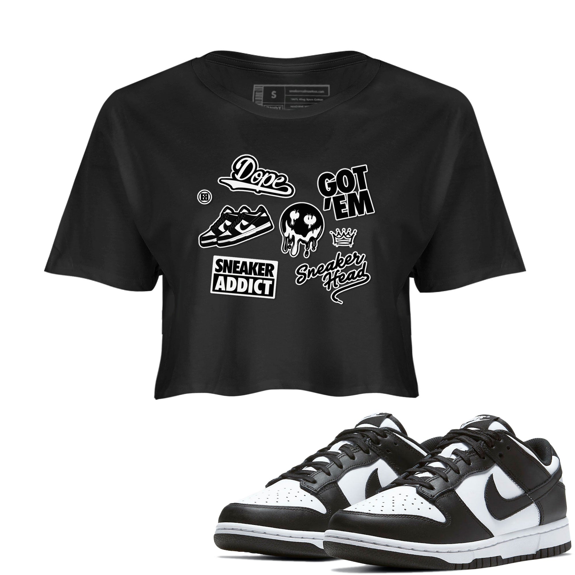 snkmatch Sticker snkmatch Women's Top - Dunk Panda