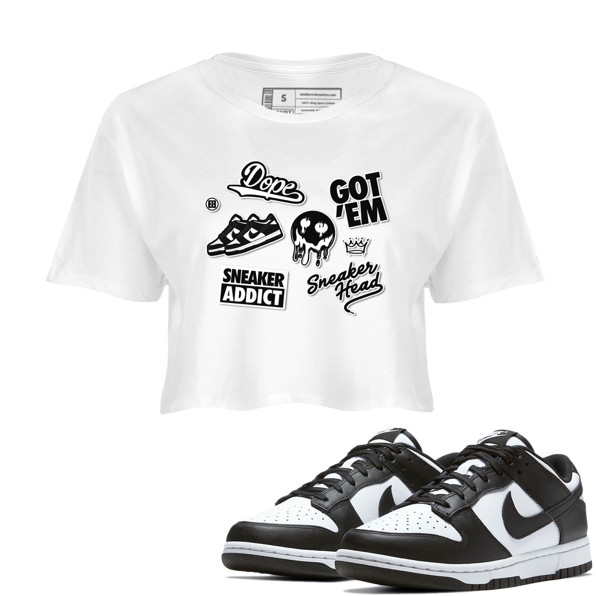 snkmatch Sticker snkmatch Women's Top - Dunk Panda