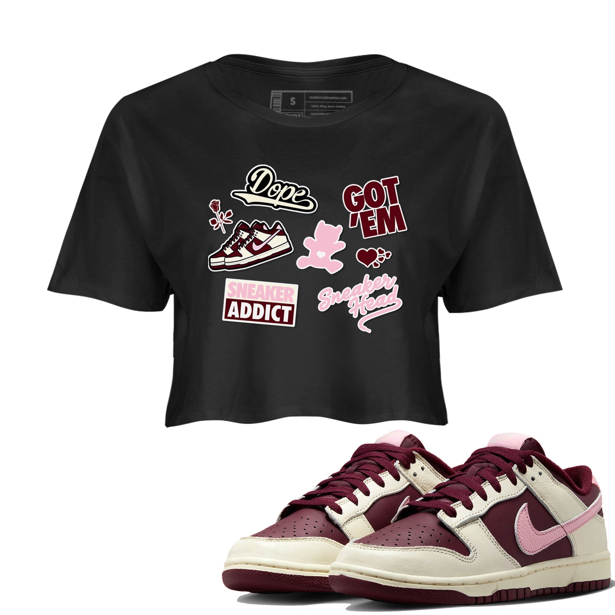 snkmatch Sticker snkmatch Women's Top - Dunk Valentines Day