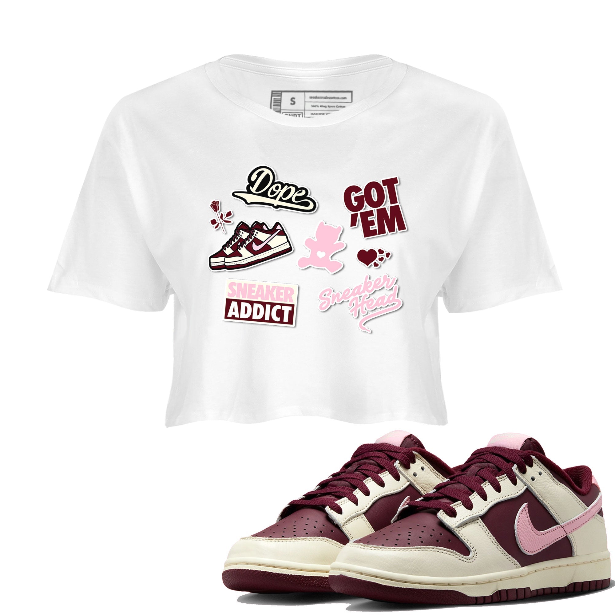 snkmatch Sticker snkmatch Women's Top - Dunk Valentines Day