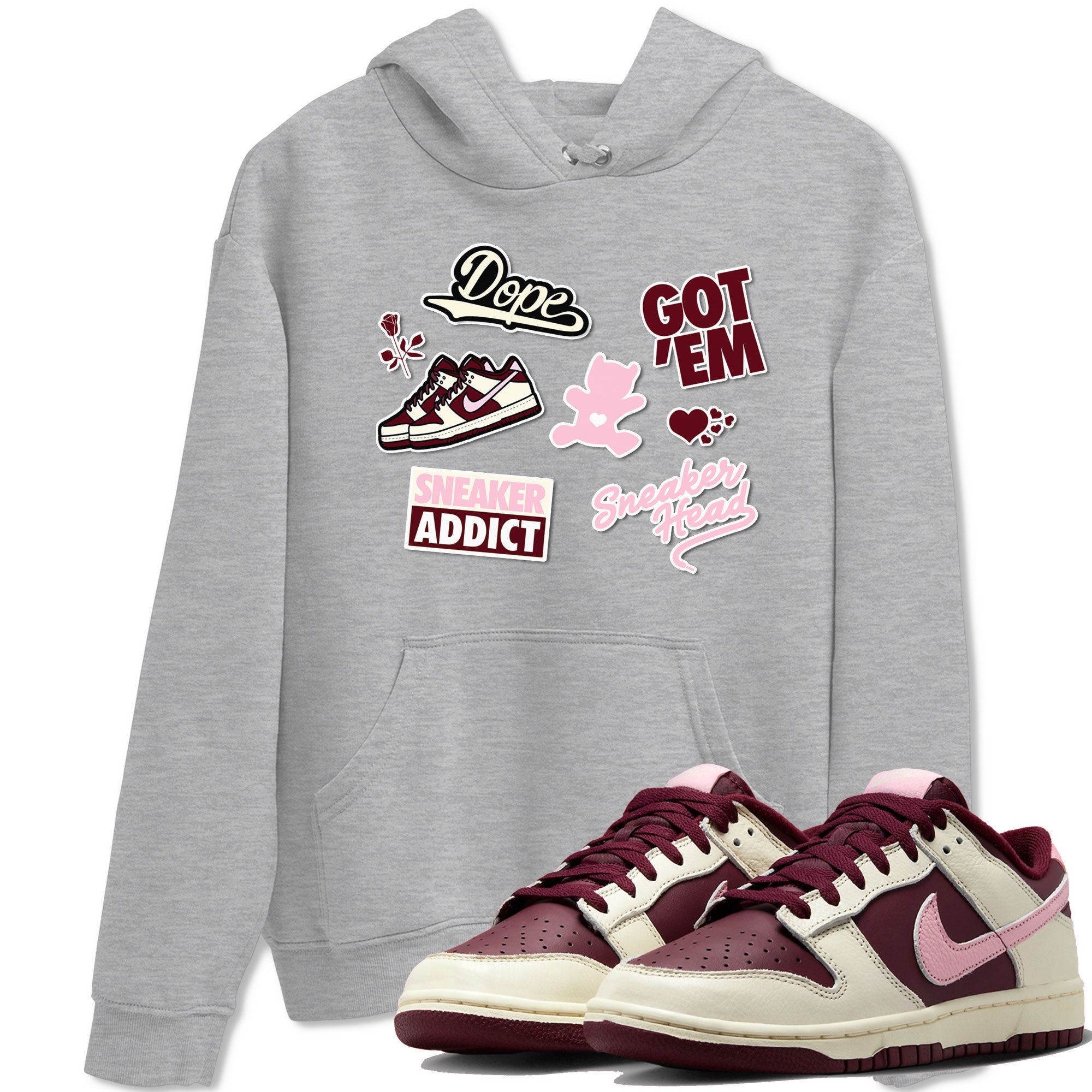 snkmatch Sticker snkmatch Tees - Dunk Valentines Day