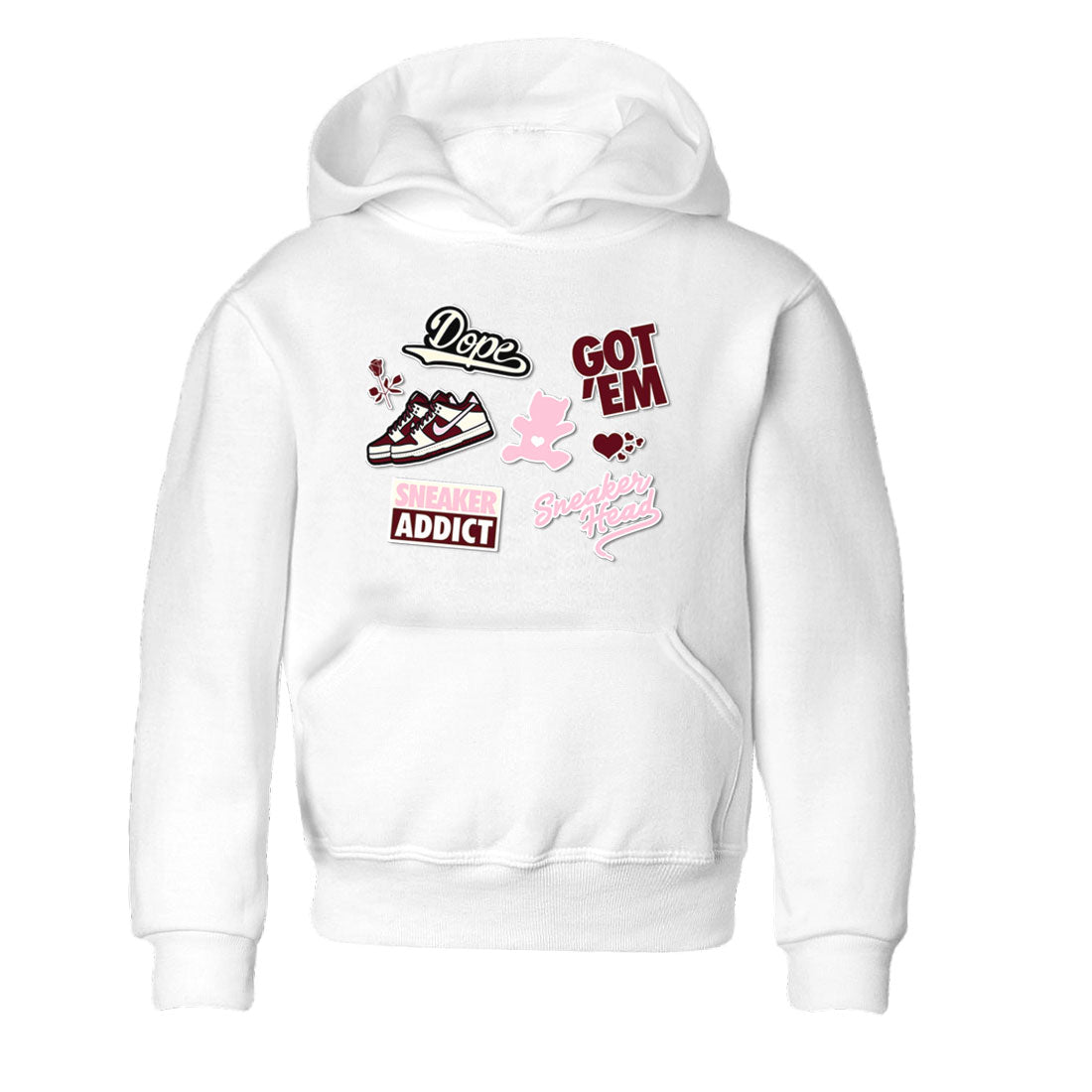 snkmatch Sticker snkmatch Tees Kids - Dunk Valentines Day