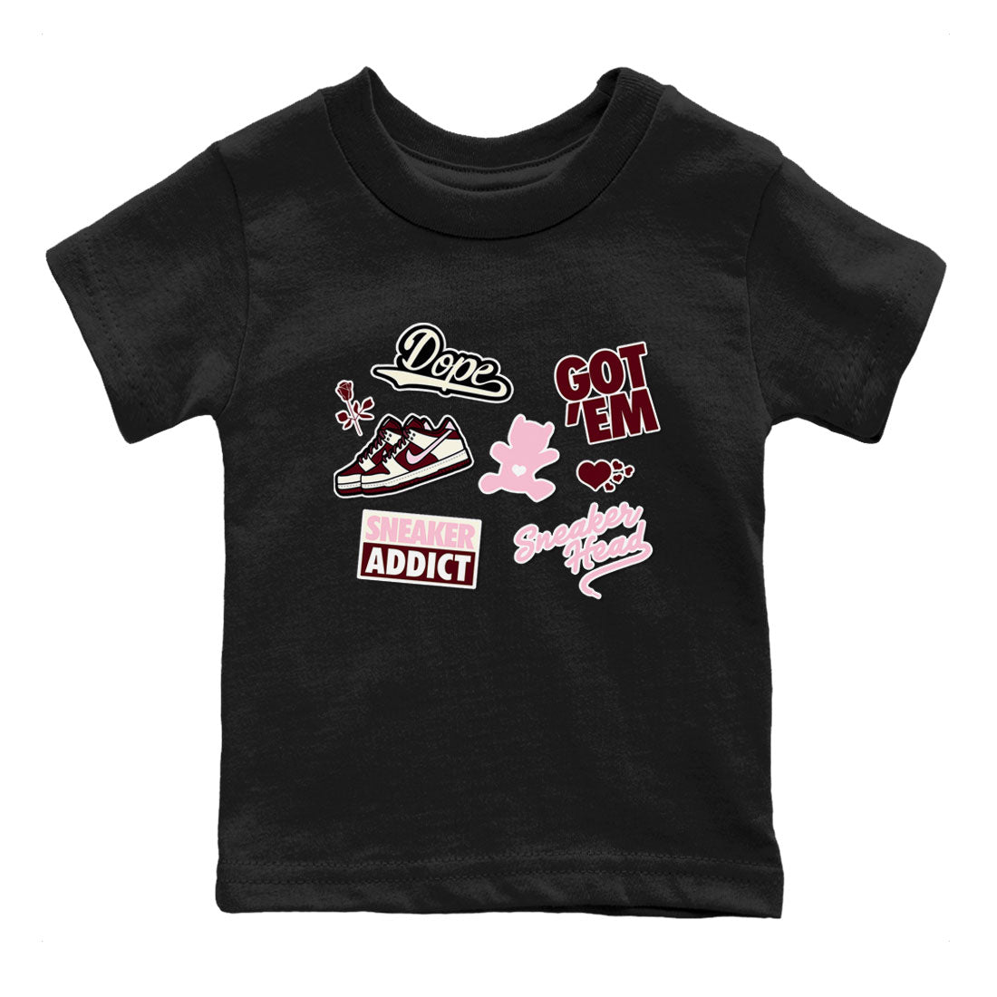 snkmatch Sticker snkmatch Tees Kids - Dunk Valentines Day