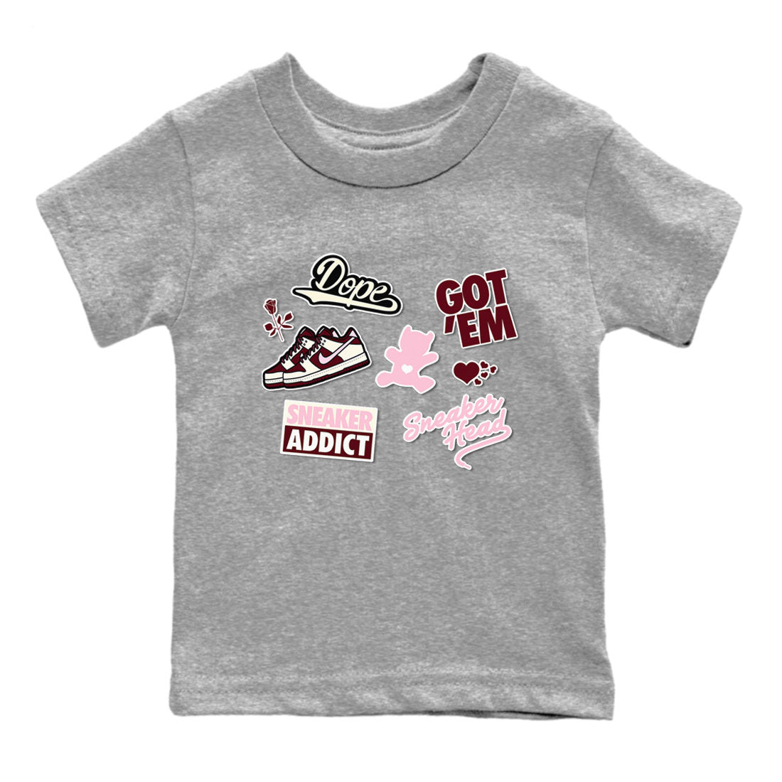 snkmatch Sticker snkmatch Tees Kids - Dunk Valentines Day